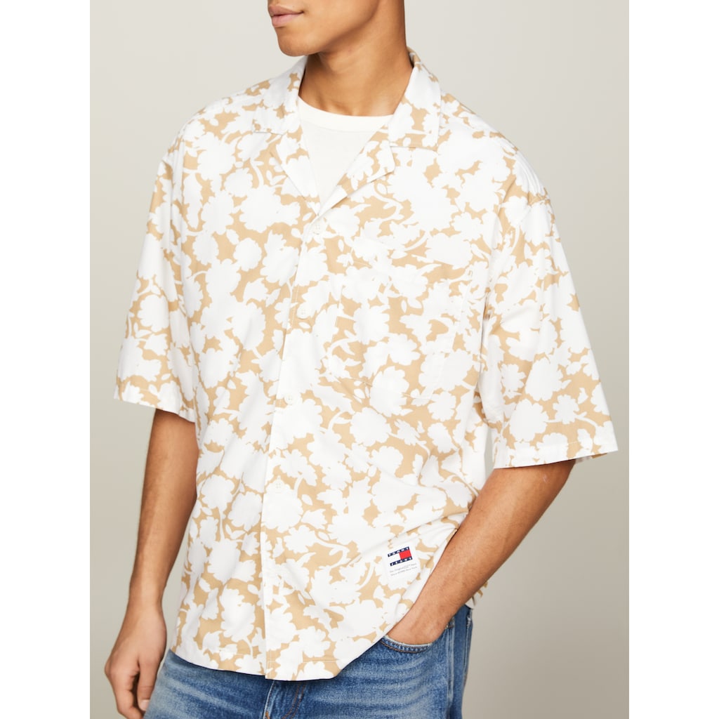 Tommy Jeans Kurzarmhemd »TJM RLX FLORAL AOP CAMP SHIRT«, mit Allover-Print