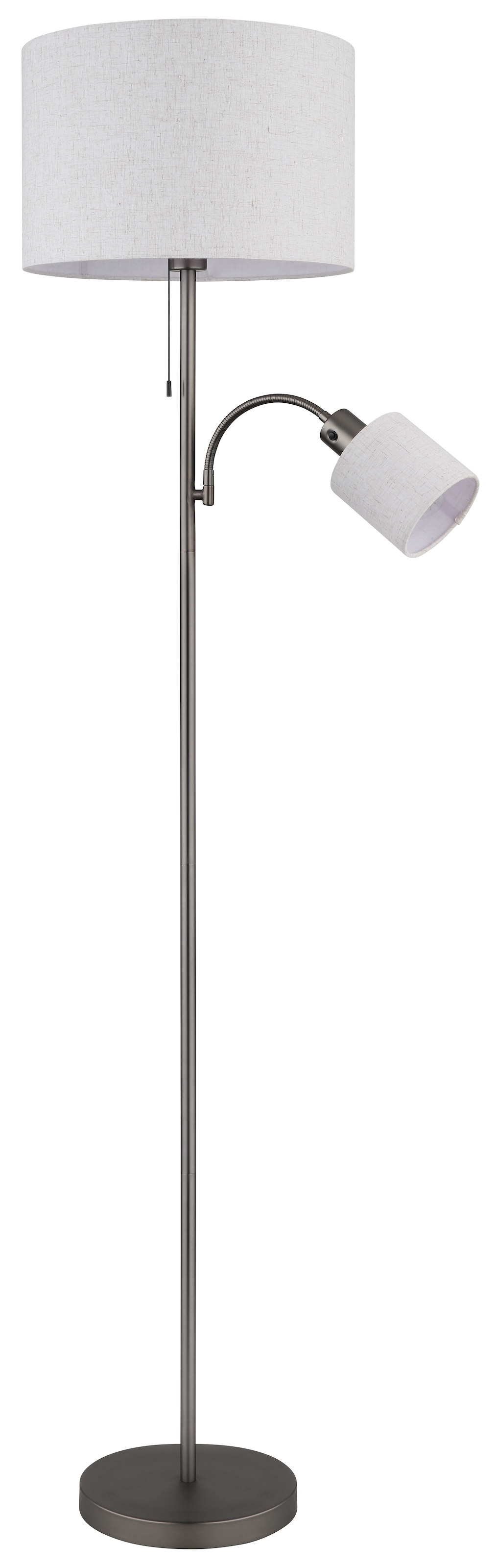 NOWA Stehlampe »THEA« E27 1 Stk. Fluter & Leselicht getrennt schaltbar, Flexarm