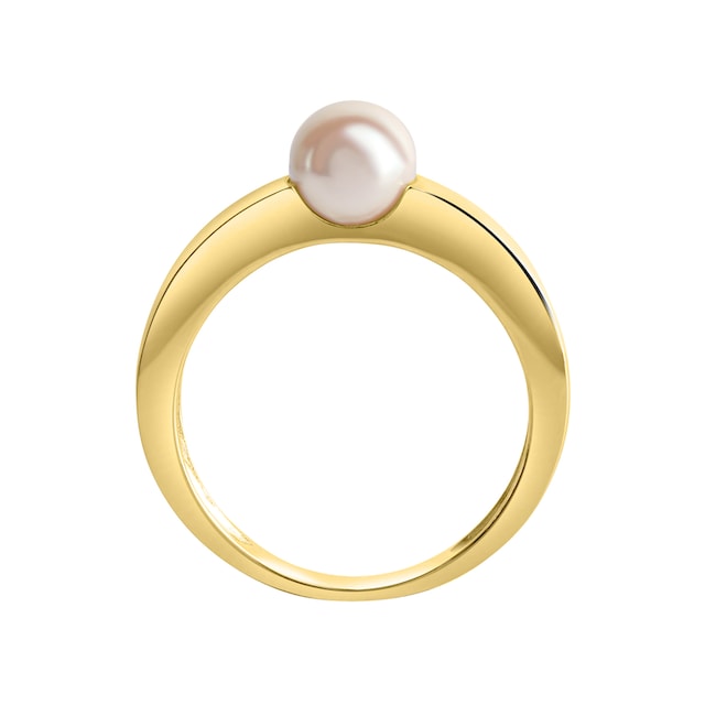 Orolino Fingerring »Gold 585 Akoya Perle weiss 6-6,5mm« bestellen | BAUR