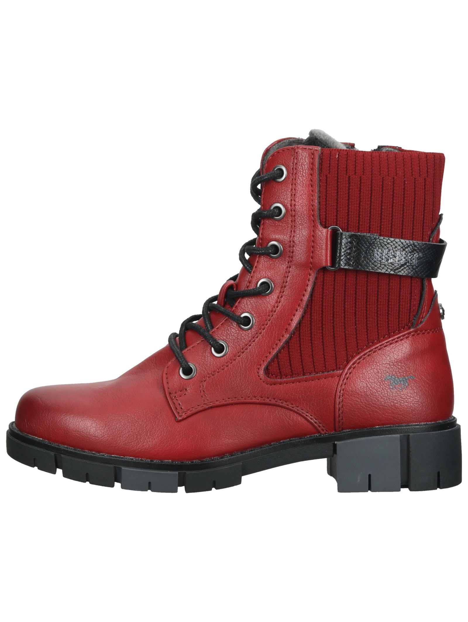 Mustang Shoes Schnürstiefelette »Mustang Shoes Stiefelette Lederimitat«