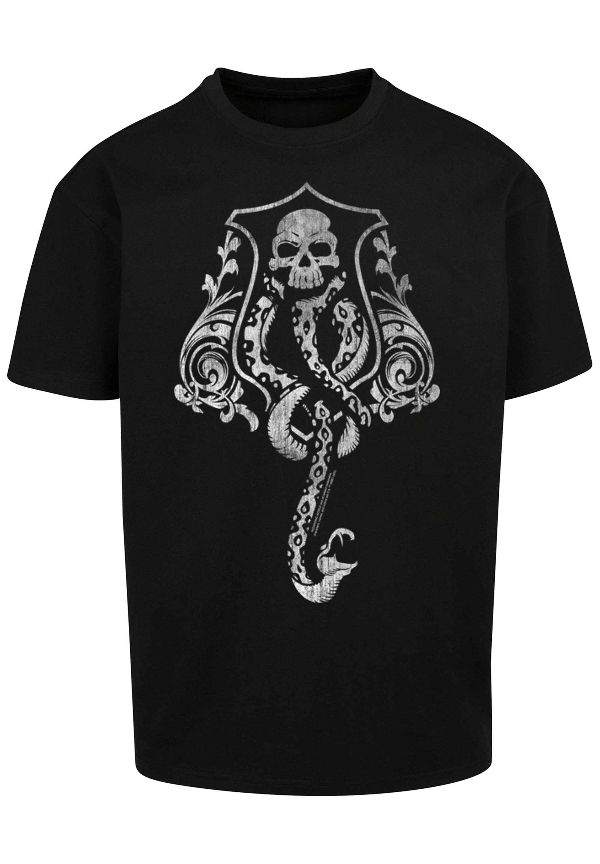 F4NT4STIC T-Shirt »Harry Potter Dark Mark Crest«, Print