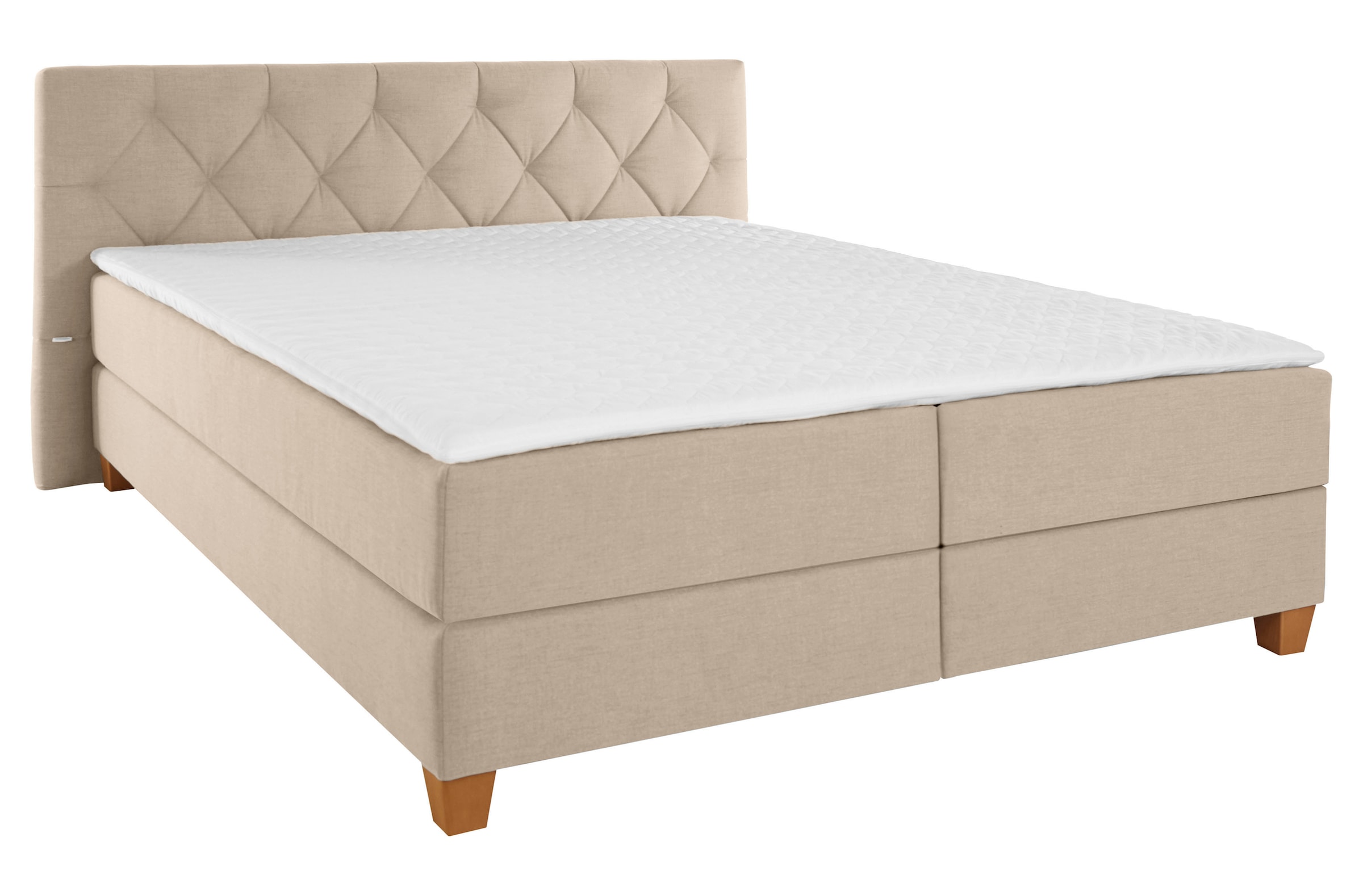 Guido Maria Kretschmer Home&Living Boxspringbett »Harmones«, in 3 Breiten, Härtegrad auch im Mix mit je 1 Matratze in H2 und H3