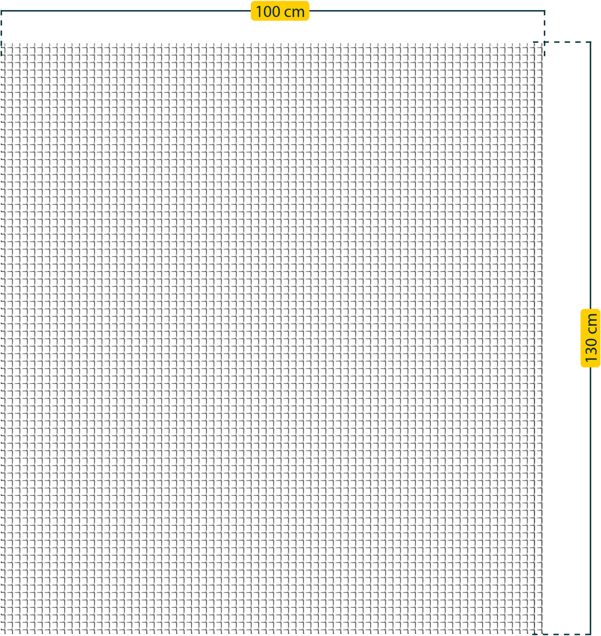 SCHELLENBERG Fliegengitter-Gewebe »für Fenster ohne bohren«, Insektenschutz mit Klettband, 100 x 130 cm, anthrazit und weiß