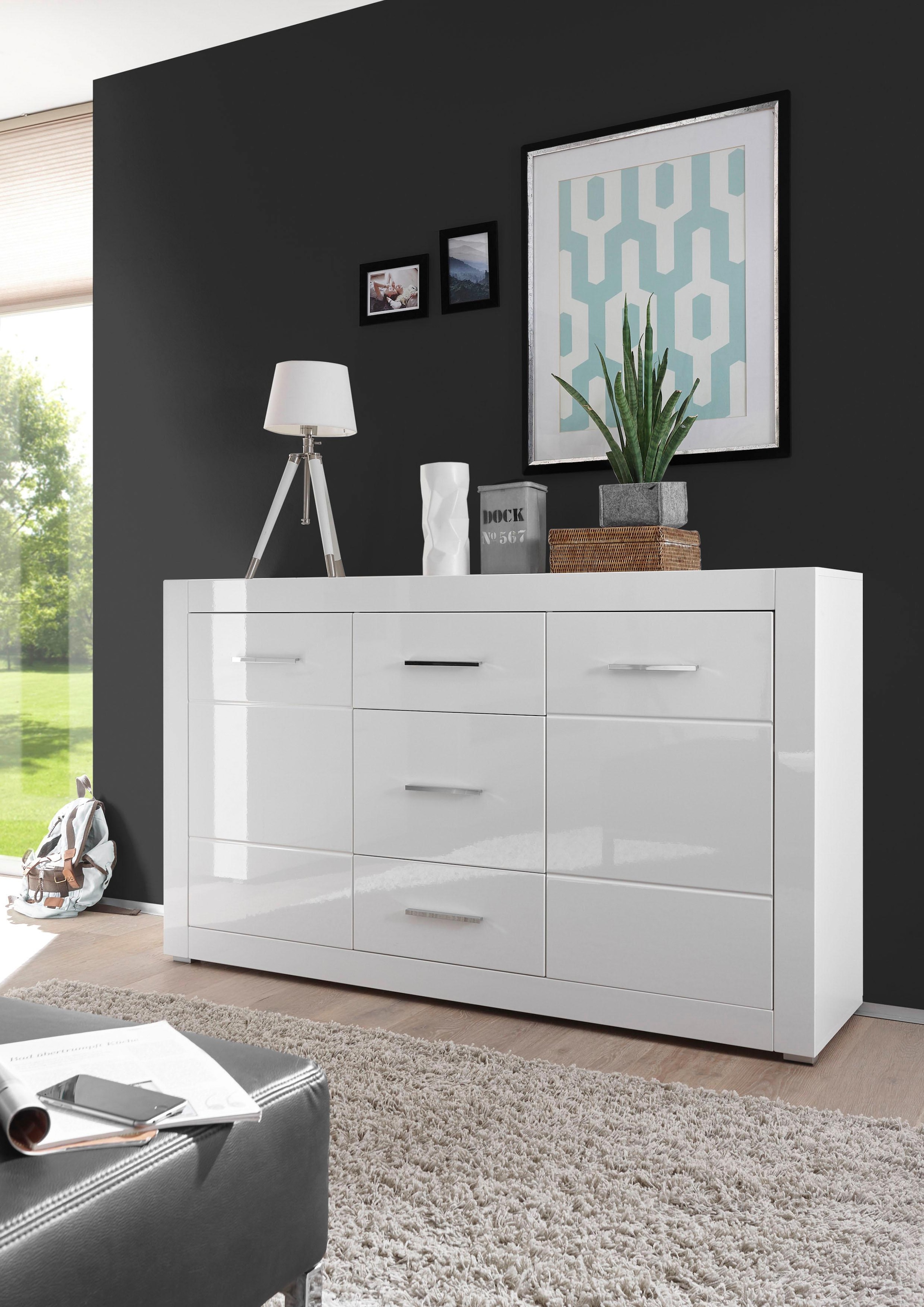 INOSIGN Sideboard »BIANCO«, Breite 164 cm