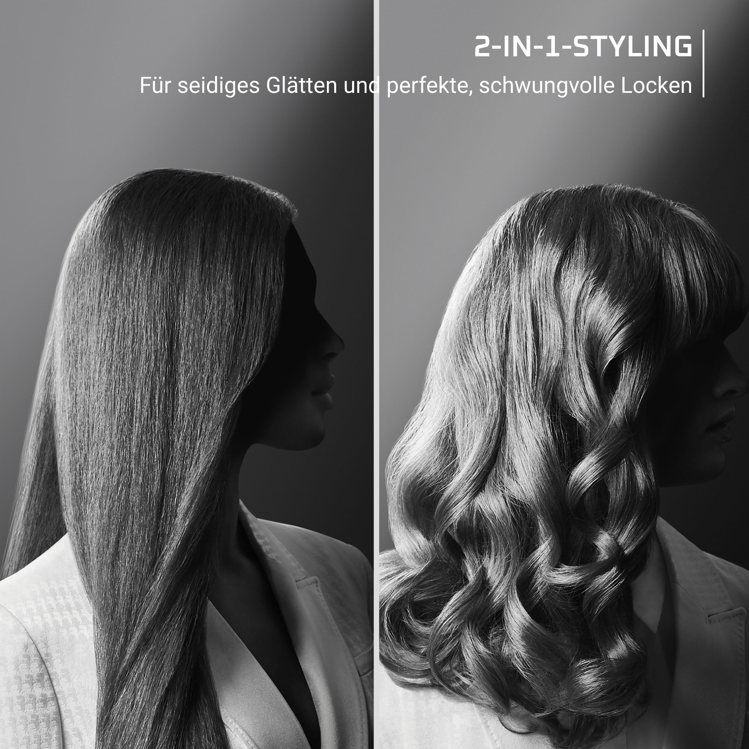 Rowenta Glätt- und Lockenstab »Karl Lagerfeld Thermostyle« Titanium-Beschichtung, Straight & Curl, Temperatur von 150°C bis 230°C