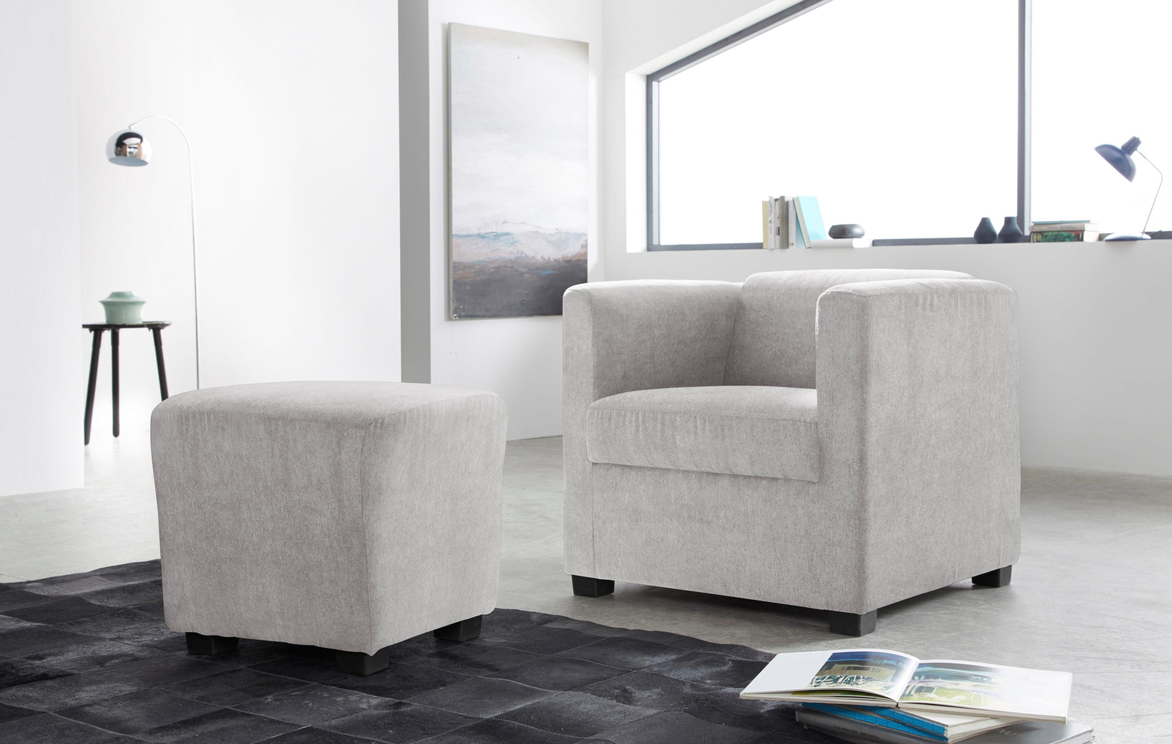INOSIGN Sessel »Bob Cocktailsessel, Clubsessel, Loungesessel«, in verschiedenen modernen Farben und Qualitäten