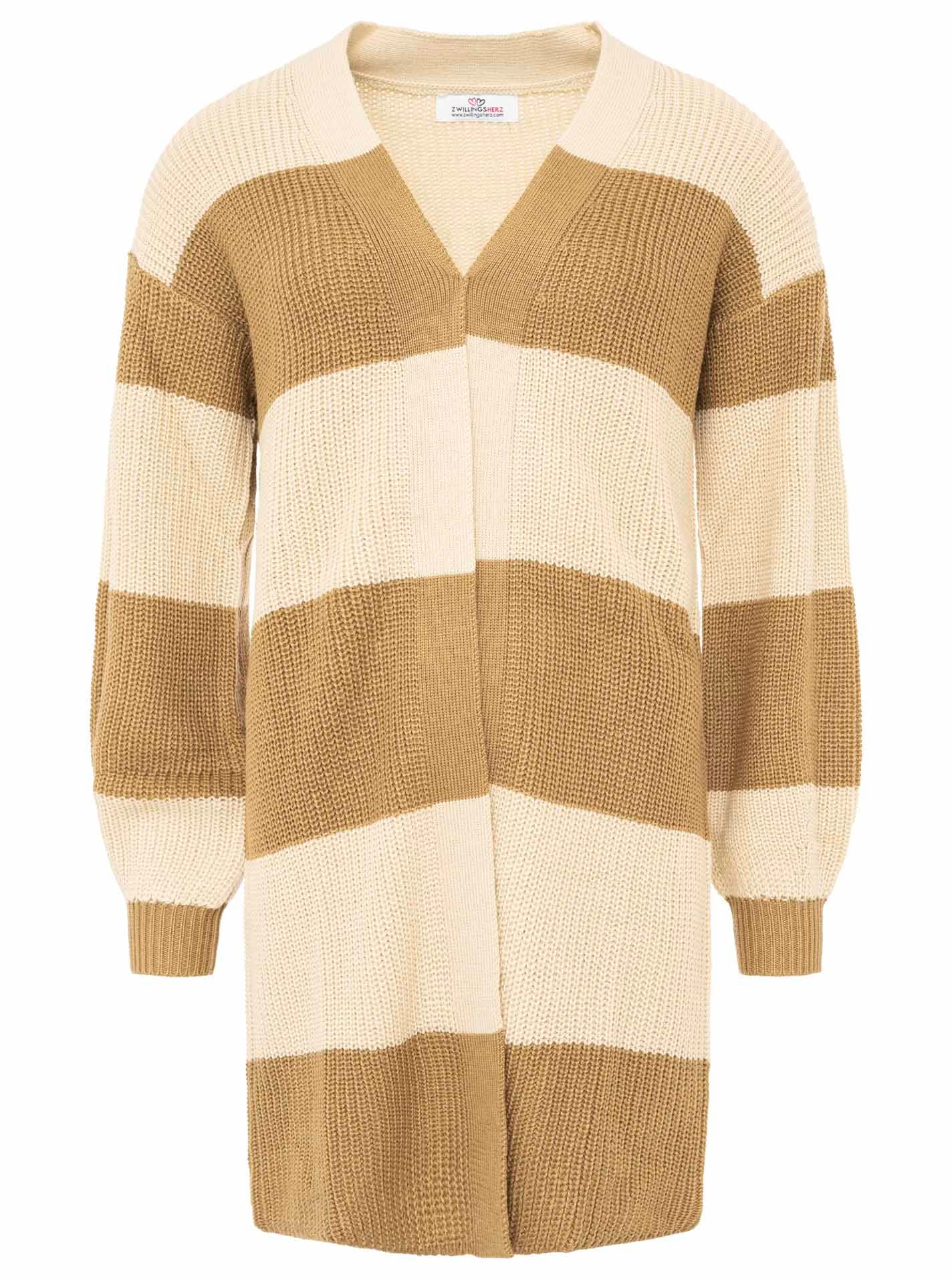 Zwillingsherz Strickjacke »"Katja"«, mit Wollanteil, One Size