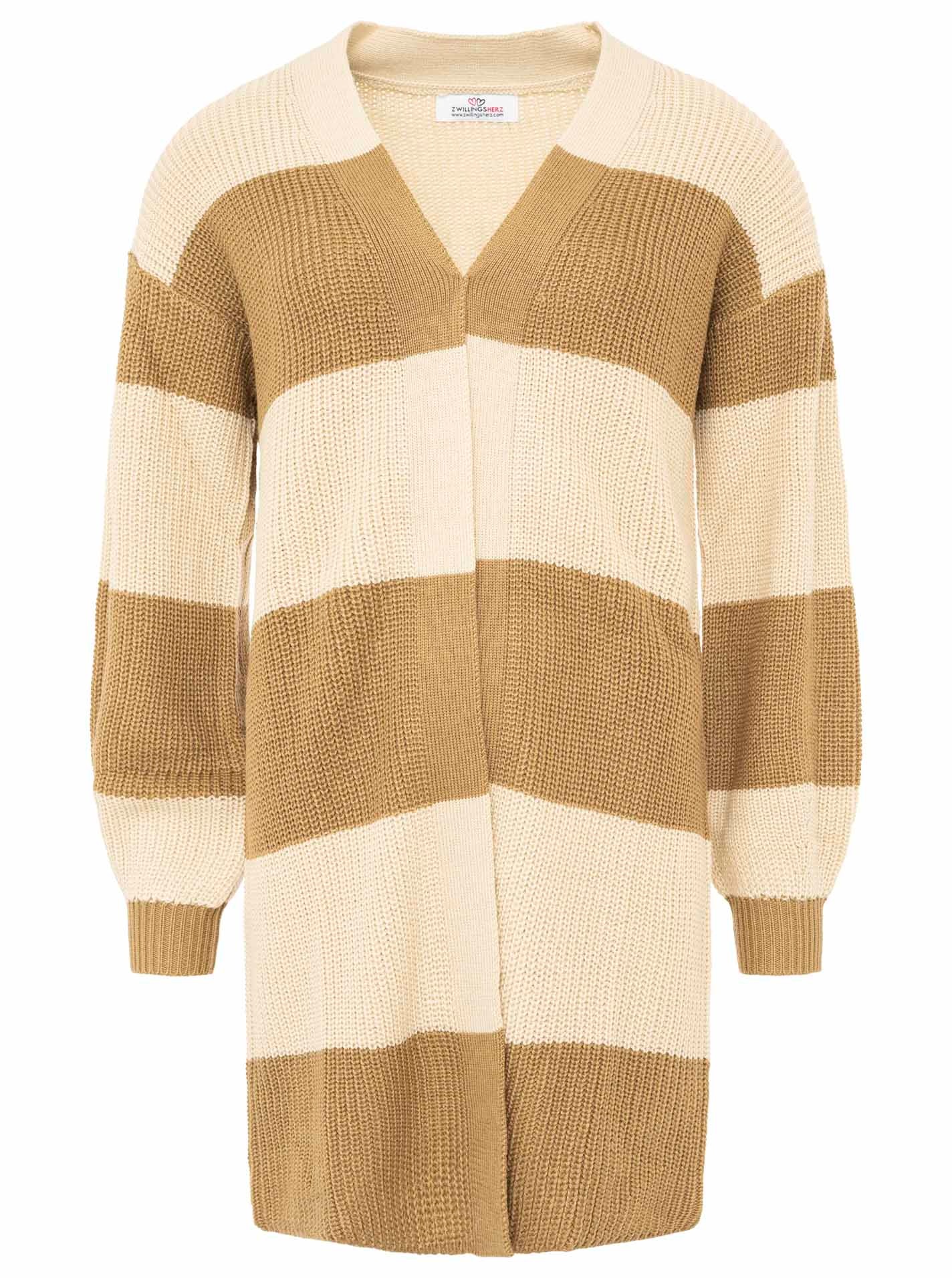 Thumbnail - Zwillingsherz Strickjacke ""Katja"", mit Wollanteil, One Size