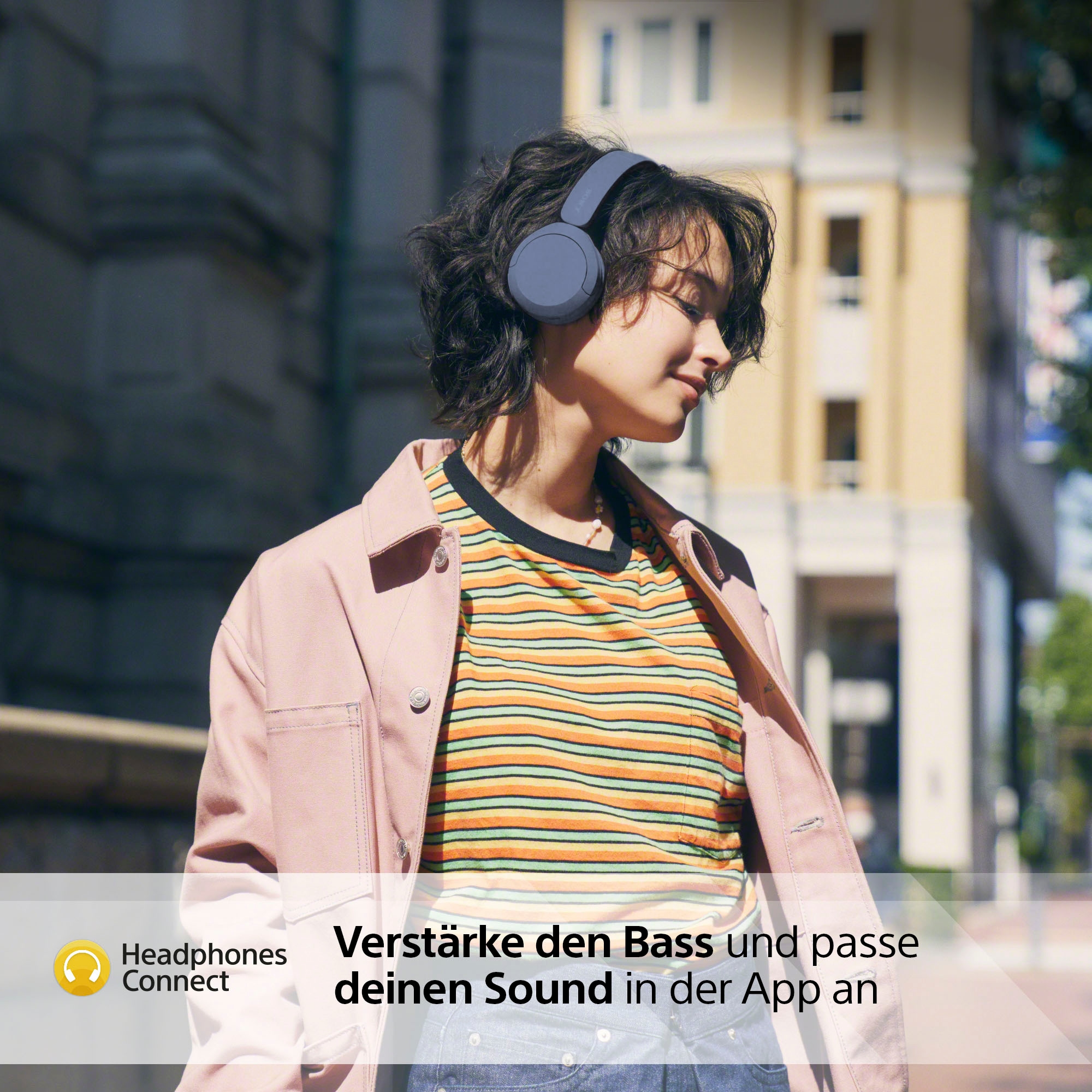 Sony On-Ear-Kopfhörer »WHCH520«, Bluetooth, Freisprechfunktion-Rauschunterdrückung, 50 Std. Akkulaufzeit