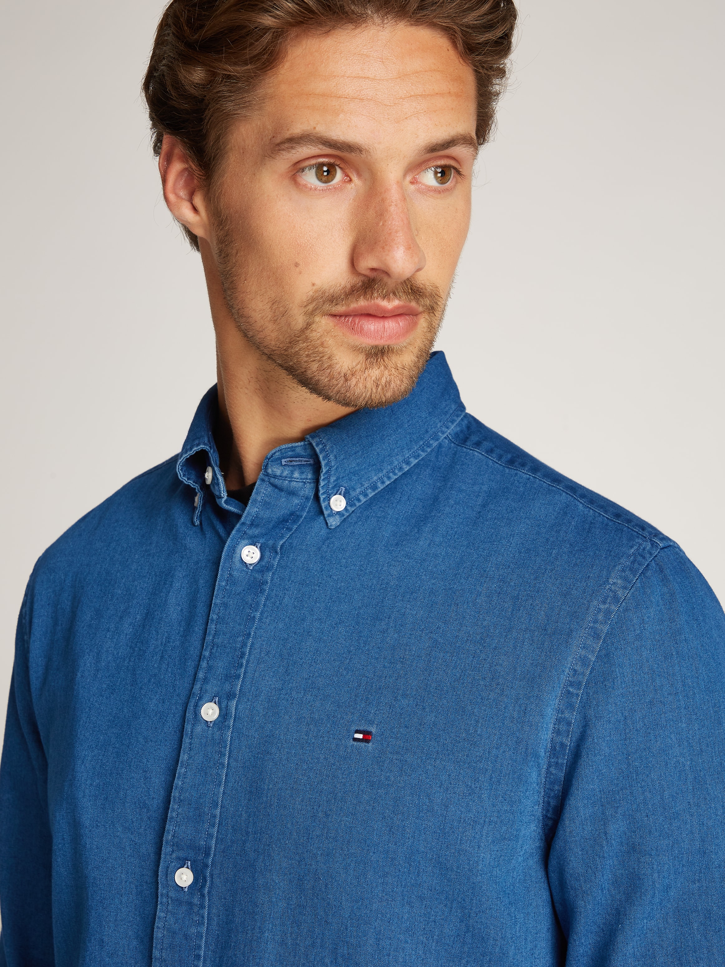 Tommy Hilfiger Jeanshemd »CHAMBRAY RF SHIRT«