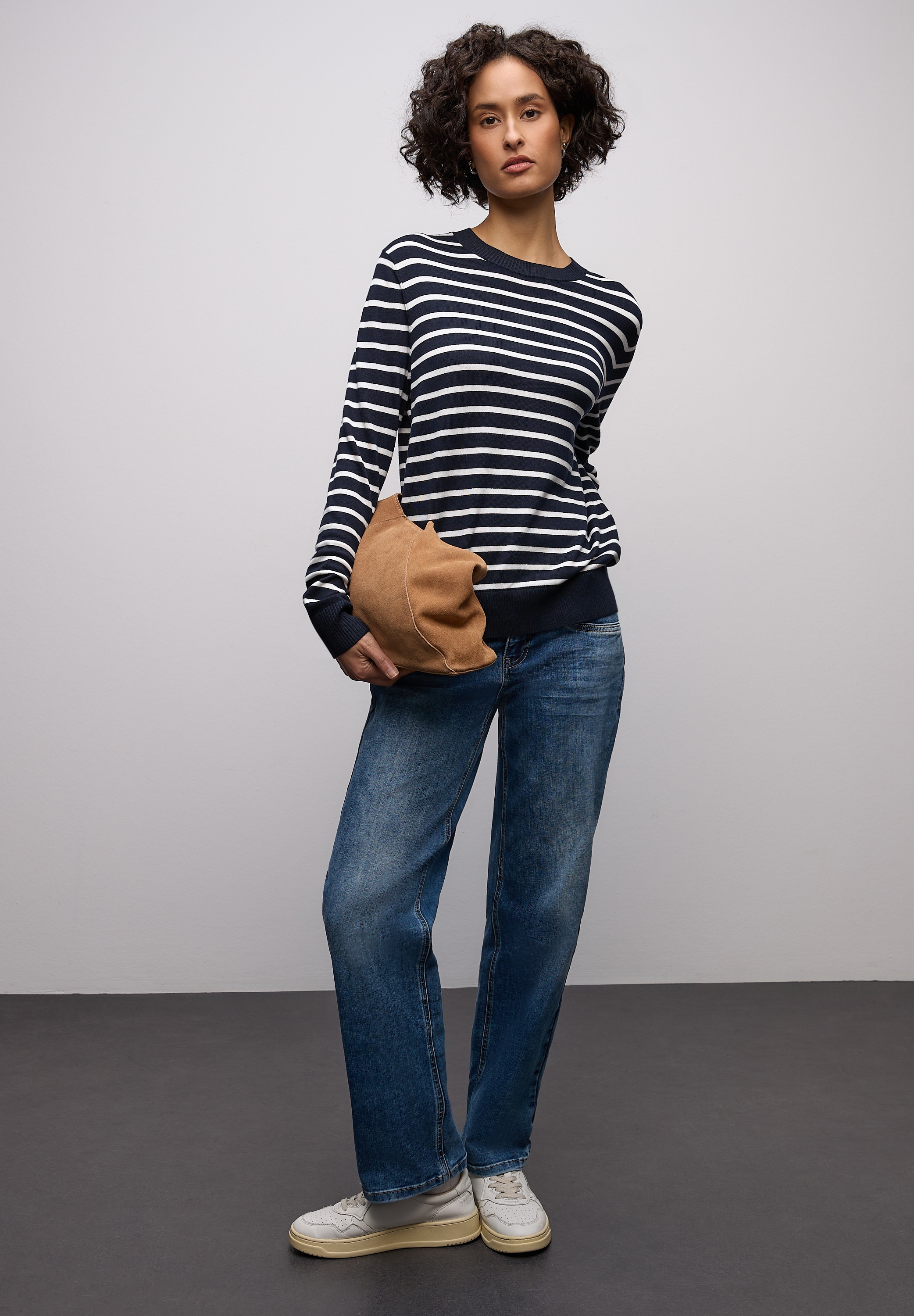 STREET ONE Strickpullover im Streifen-Design