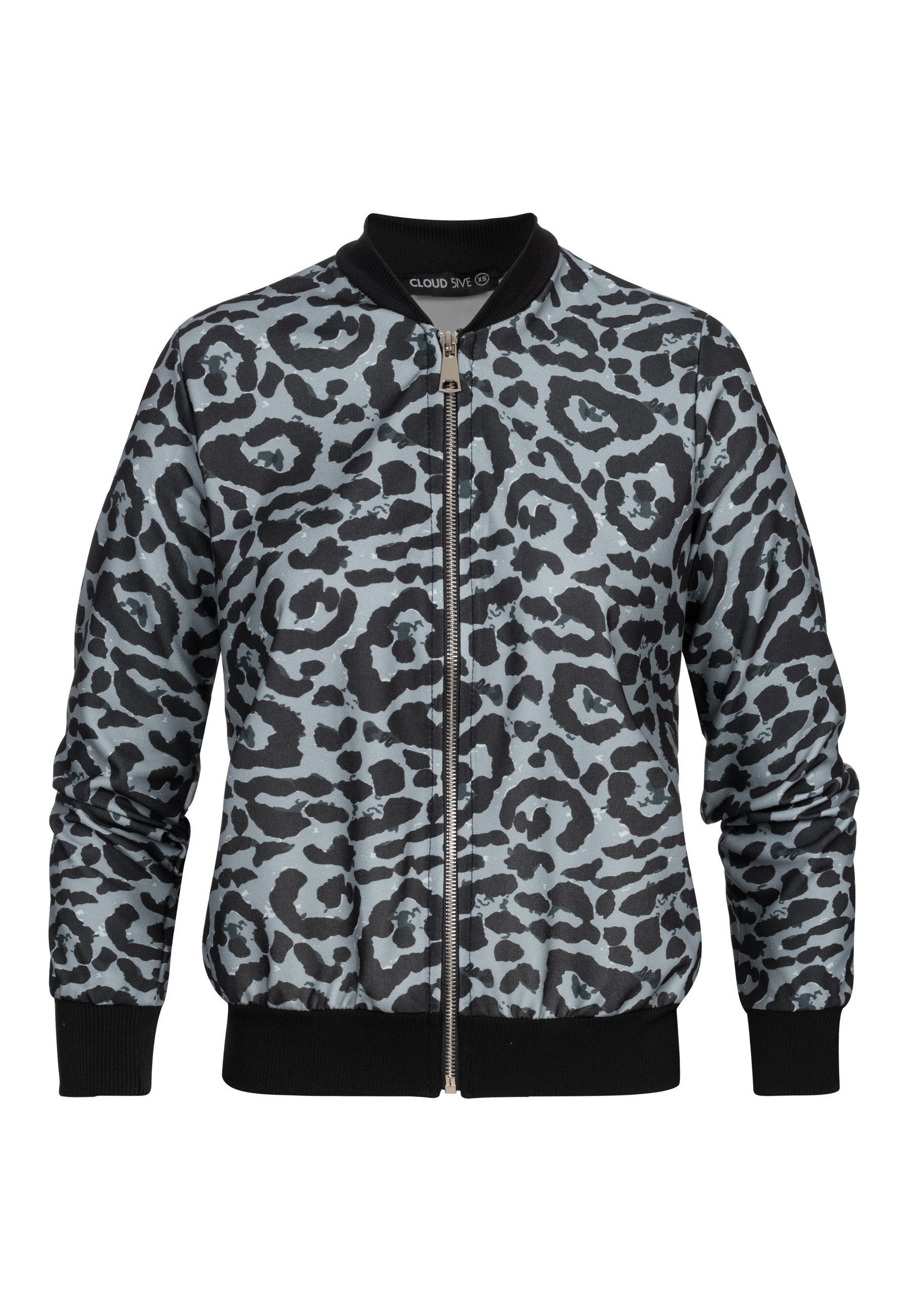 CLOUD 5IVE Bomberjacke "CLOUD 5IVE Blouson Bomber-Jacket with leo print" 1 Stk. tlg. ohne Kapuze
