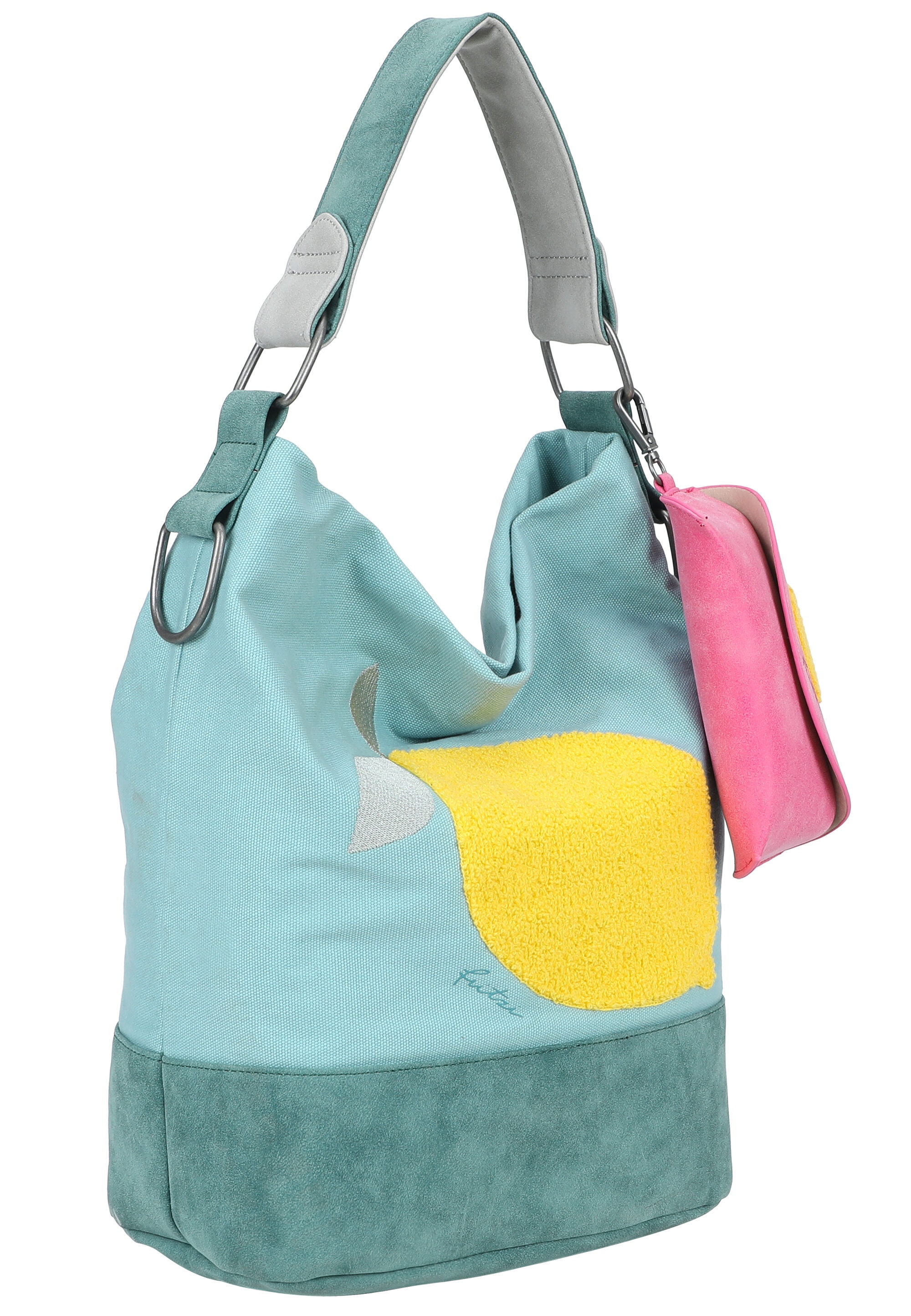 Fritzi aus Preußen Schultertasche »Izzy07 Limited Squeezy lemon« mit Zitronen-Motiv