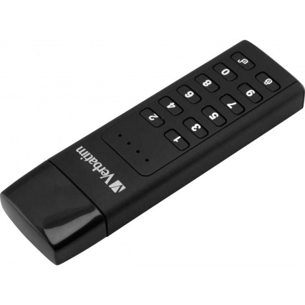 Verbatim USB-Stick »Keypad Secure 32GB«, (USB 3.2 Lesegeschwindigkeit 160 MB/s)