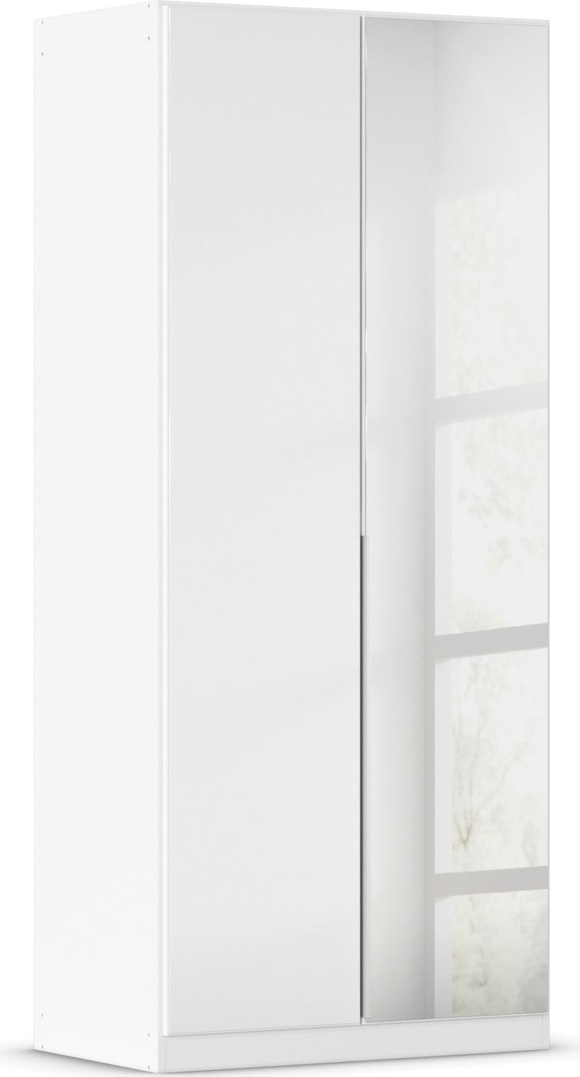 OTTO home Drehtürenschrank "Kleiderschrank Schrank Garderobe AGORDO mit Glasfront und Spiegel" in zwei Griff-Farben, Breiten 91-405 cm, durchdachte Innenausstattung, in 8 Breiten und 2 Höhen MADE IN GERMANY