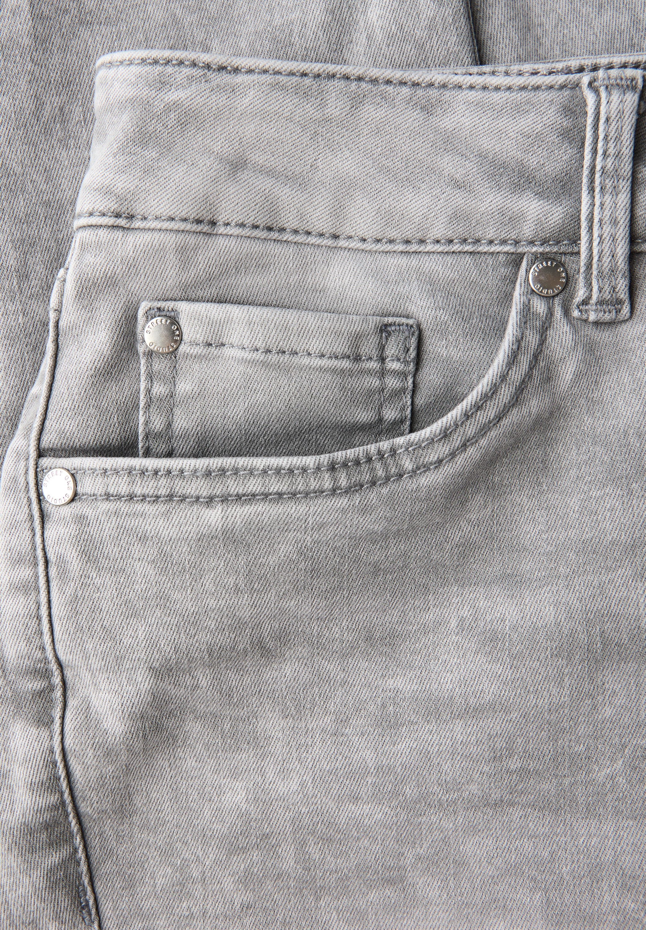 STREET ONE STUDIO Skinny-fit-Jeans, aus Baumwolle mit Stretchanteil