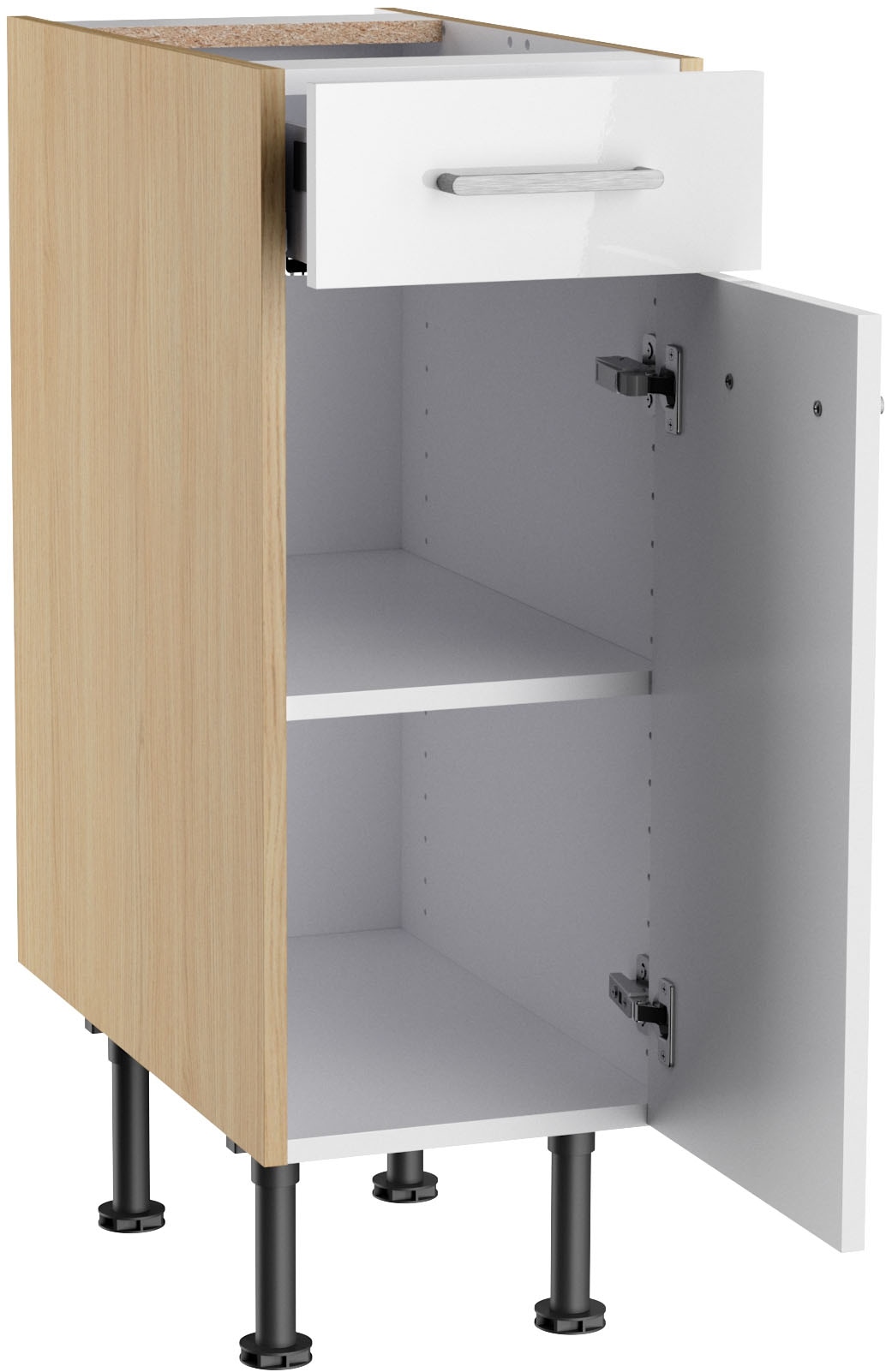 KOCHSTATION Unterschrank »KS-Lucy« Breite 30 cm, höhenverstellbare Füße, Soft-Close