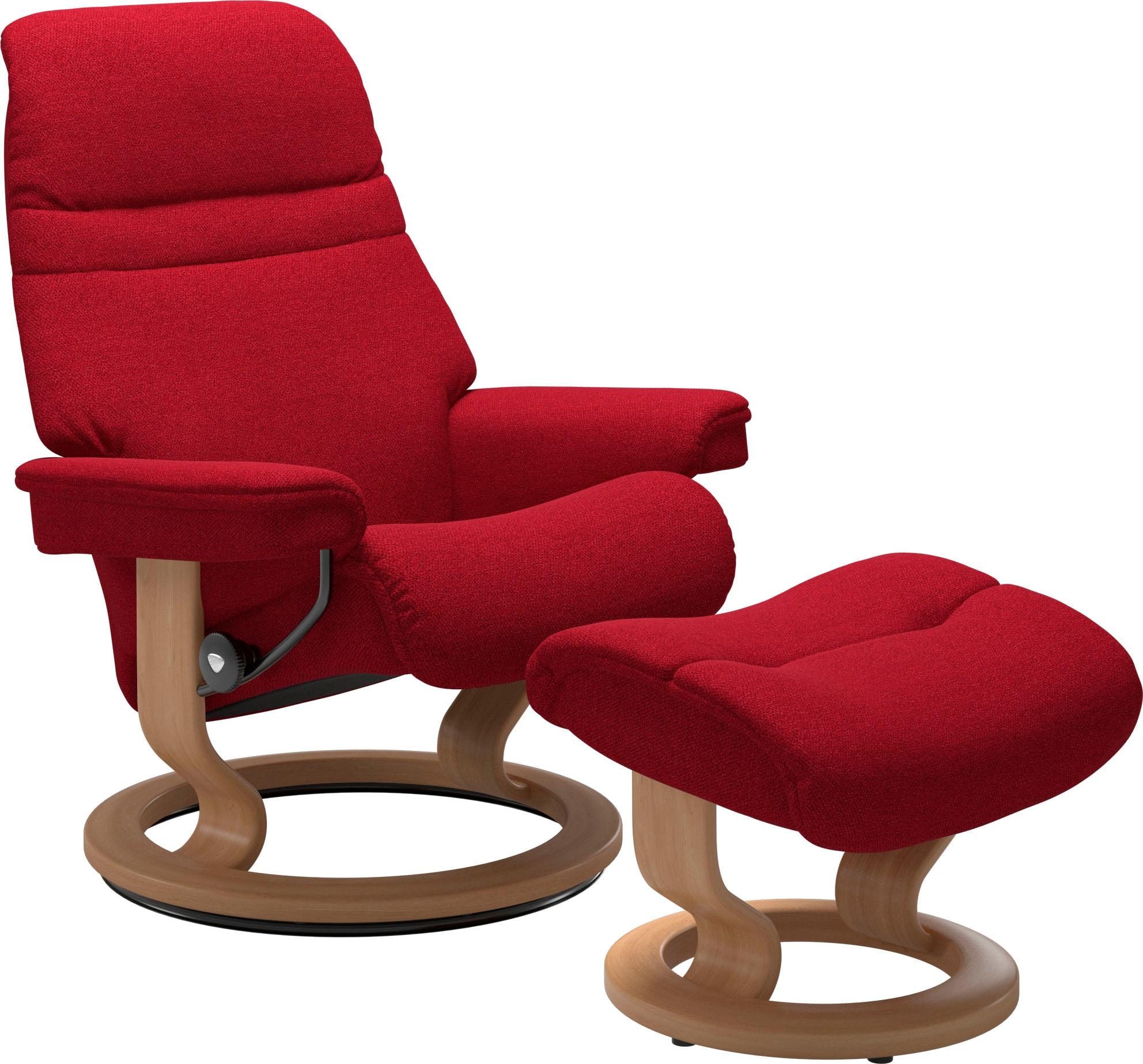 Stressless Fußhocker "Sunrise", mit Classic Base, Gestell Eiche