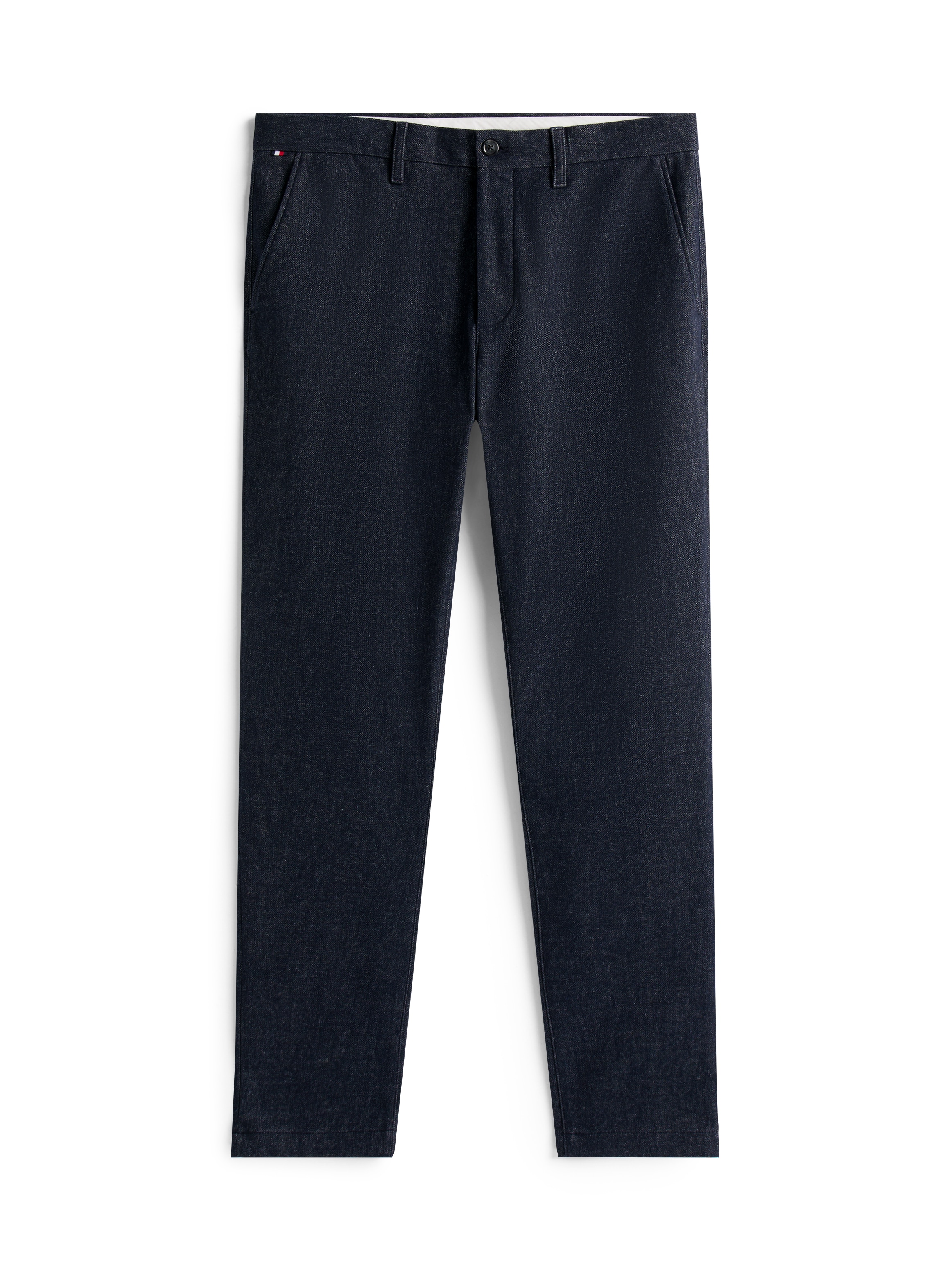 Tommy Hilfiger Chinohose »BLEECKER BRUSHED MARL«, Slim Fit, gebürstete Melangeoptik