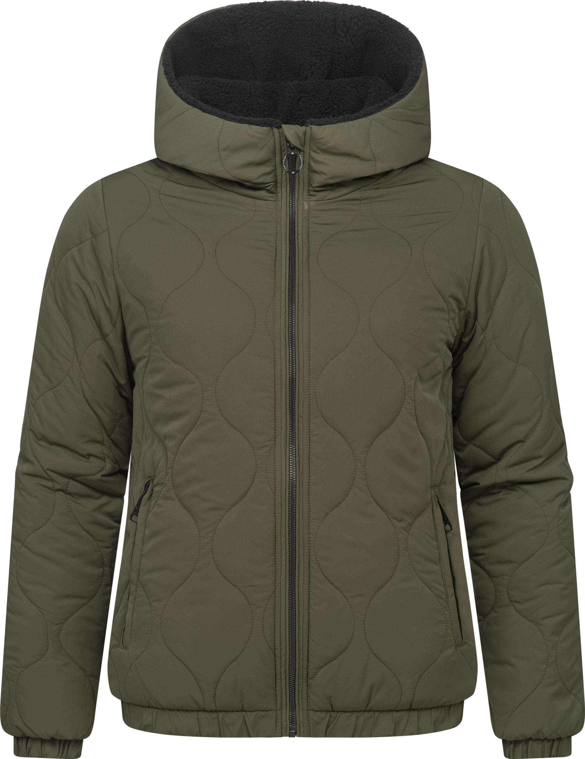 Ragwear Wendejacke »Qaria«, mit Kapuze, ultraleichte 2-in-1 Damen Winterjacke mit Kapuze