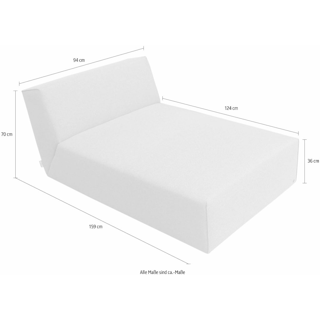 TOM TAILOR HOME Chaiselongue »ELEMENTS«, Sofaelement wahlweise mit Bettfunktion