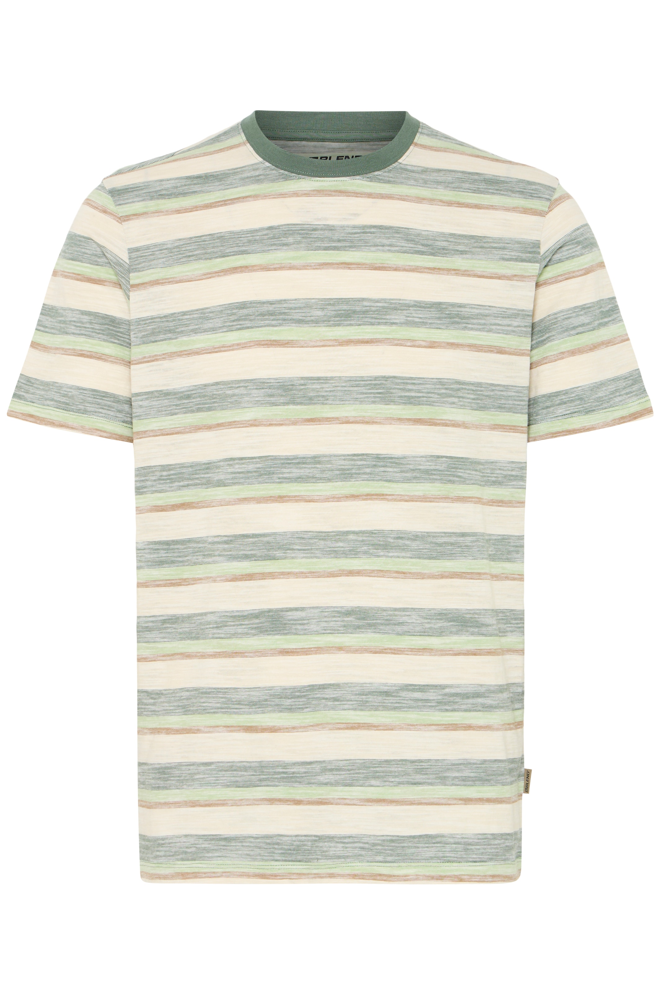 Blend T-Shirt »BHKOBE STRIPE S/S TEE« mit geringelter und gestreifter Optik, Regular Fit, ohne Verschluss
