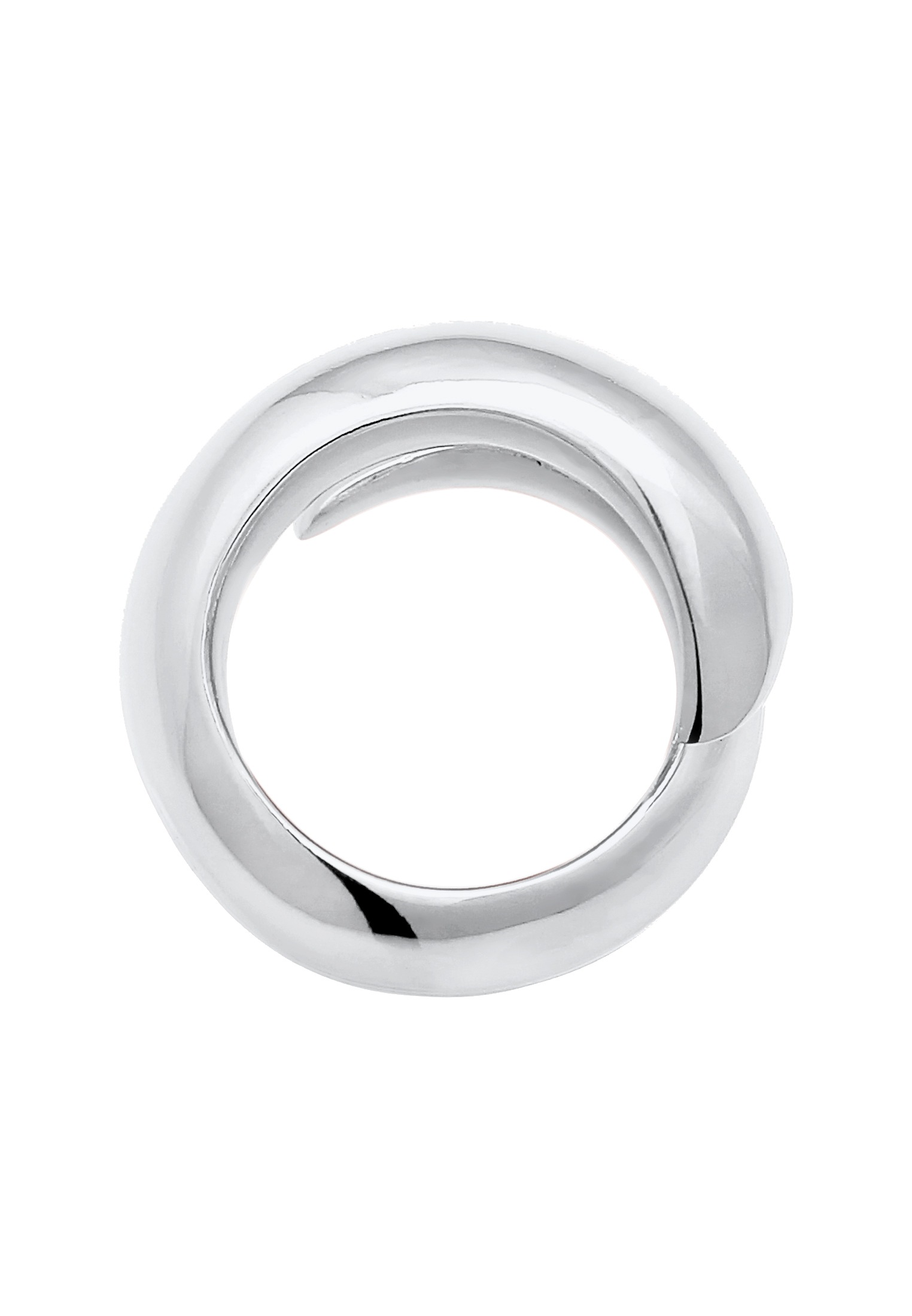 Fingerring NENALINA "Wickelring Spiral Fingerschmuck 925 Silber" Gr. 54, silber, Fingerringe, Damen, 54mm, ohne Stein, Silber 925 (Sterlingsilber), 9mm, Fingerring 2