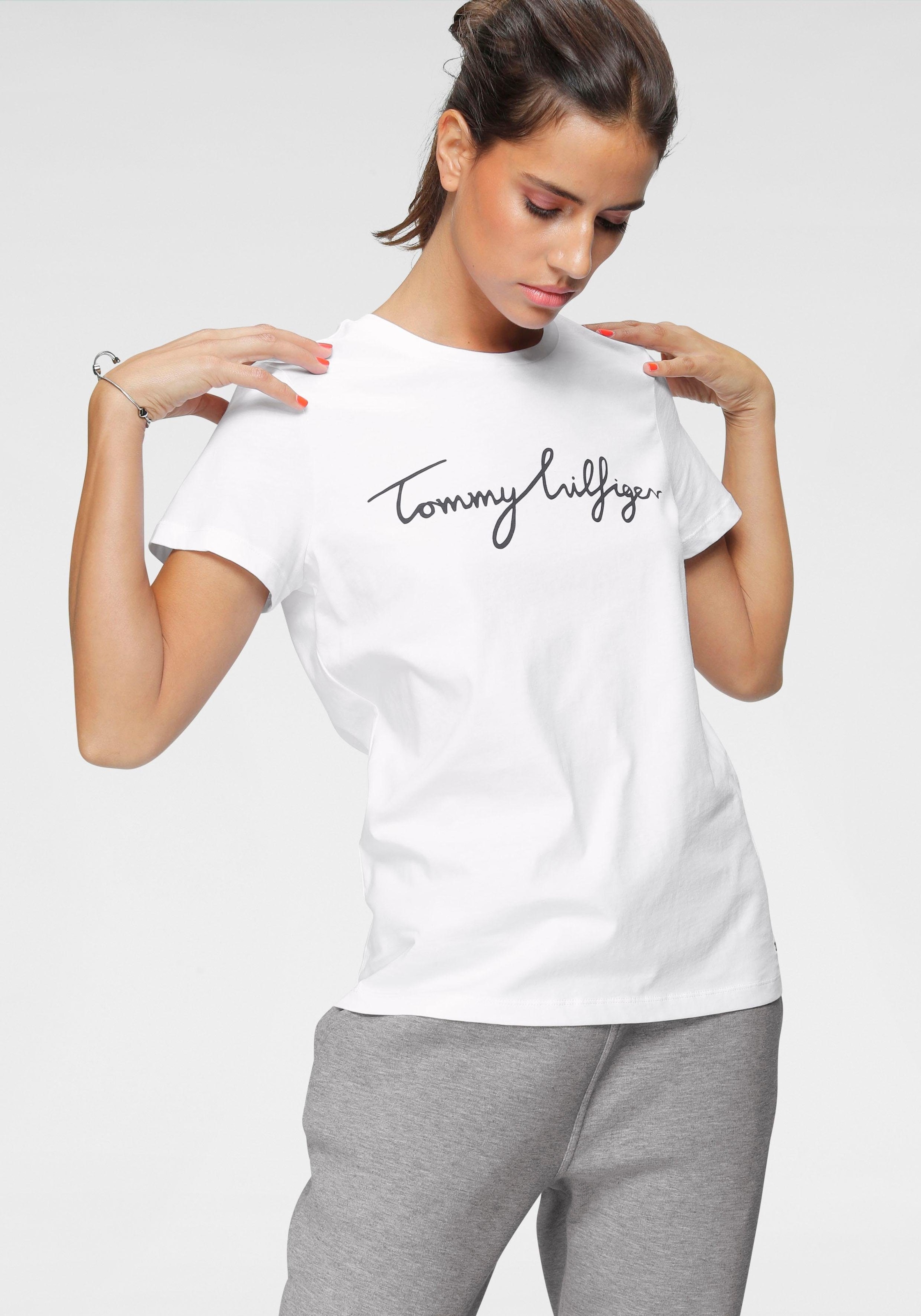 TOMMY HILFIGER Marškinėliai »HERITAGE CREW NECK GRAPH...