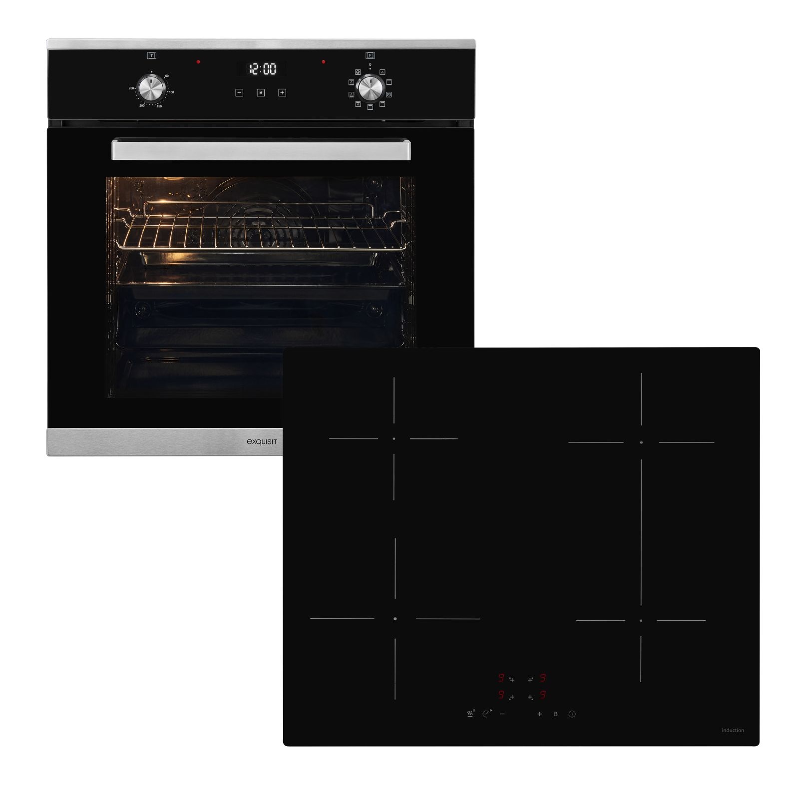 exquisit Backofen-Set "BAKOIN76600H inox", Kühlventilator