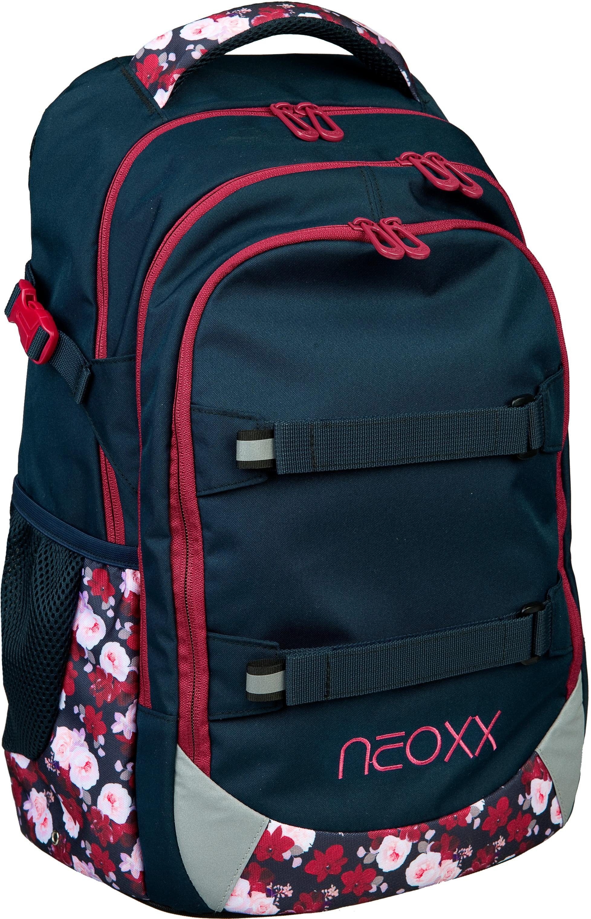 Schulrucksack »Active, My Heart Blooms«, reflektierende Details, aus recycelten...