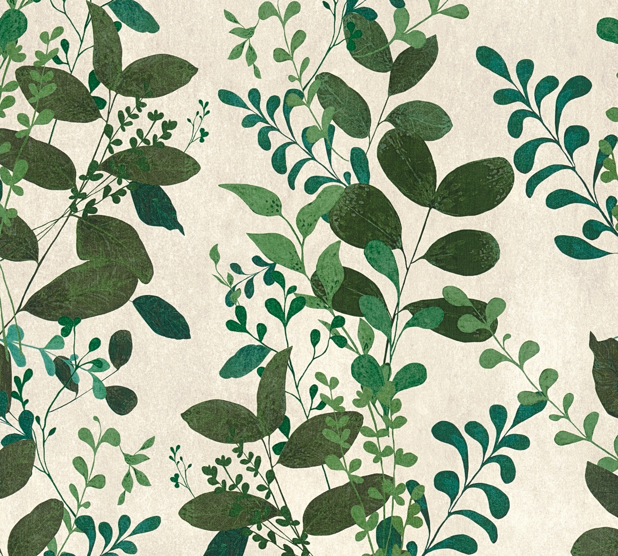 A.S. Création Vliestapete »Pintwalls III Blätterdesign Natur« Kunst strukturiert