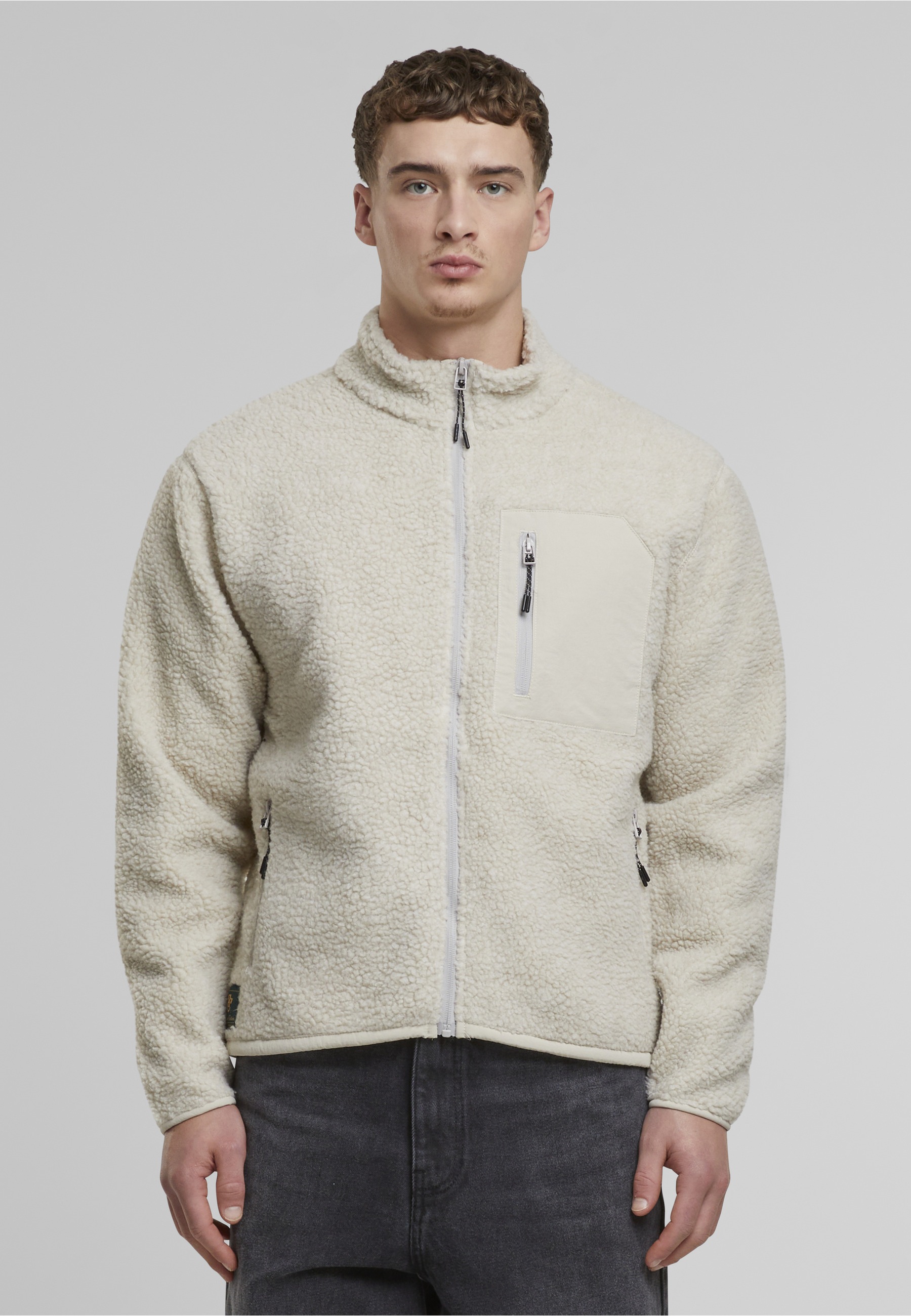 Another Cotton Lab Allwetterjacke »Another Cotton Lab Sherpa Jacket« 1 Stk. tlg. ohne Kapuze