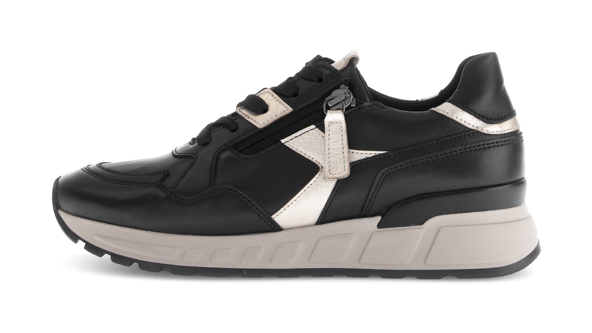 Gabor Keilsneaker »DAVOS«, Schnürschuh, Halbschuh, mit OPTIFIT-Wechselfußbett, H-Weite