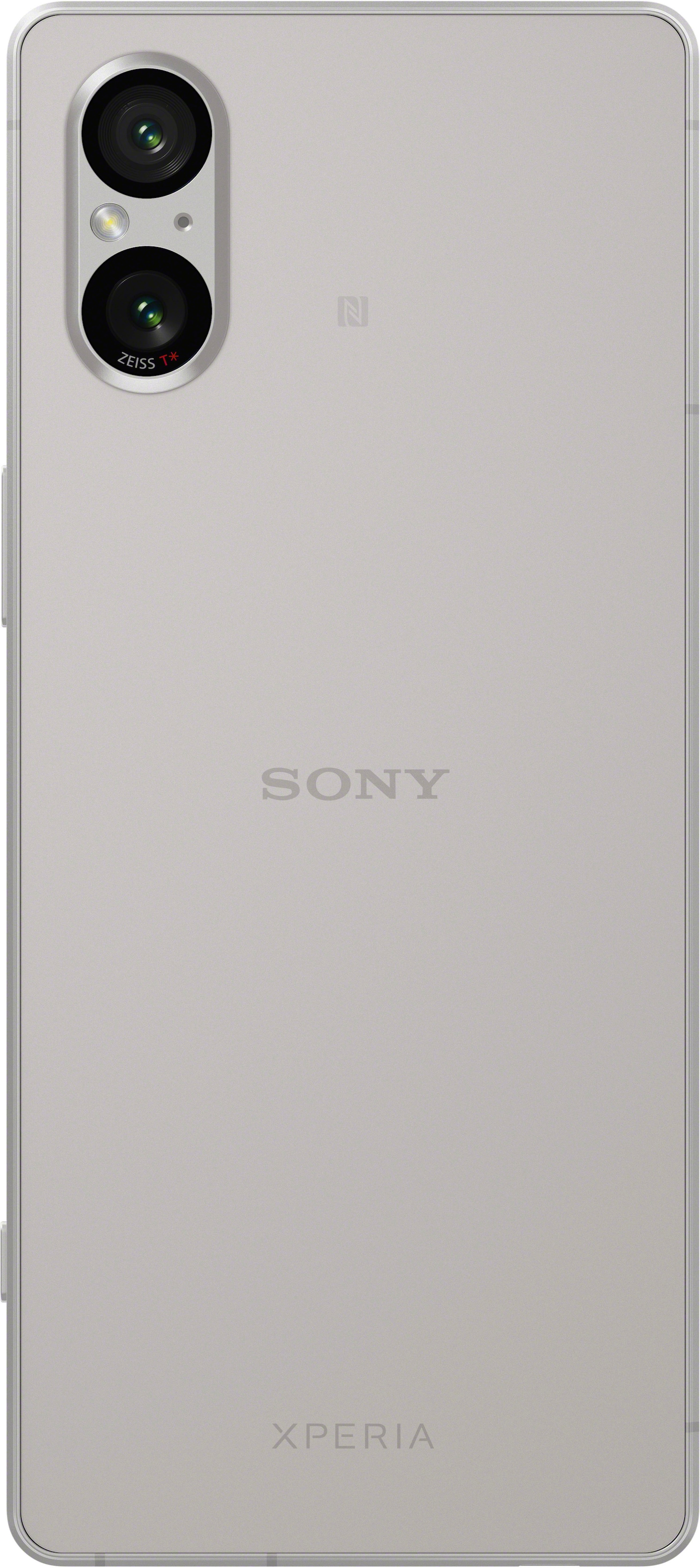 Sony Smartphone »XPERIA 5V«, platin-silber, 15,49 cm/6,1 Zoll, 128 GB Speicherplatz, 12 MP Kamera
