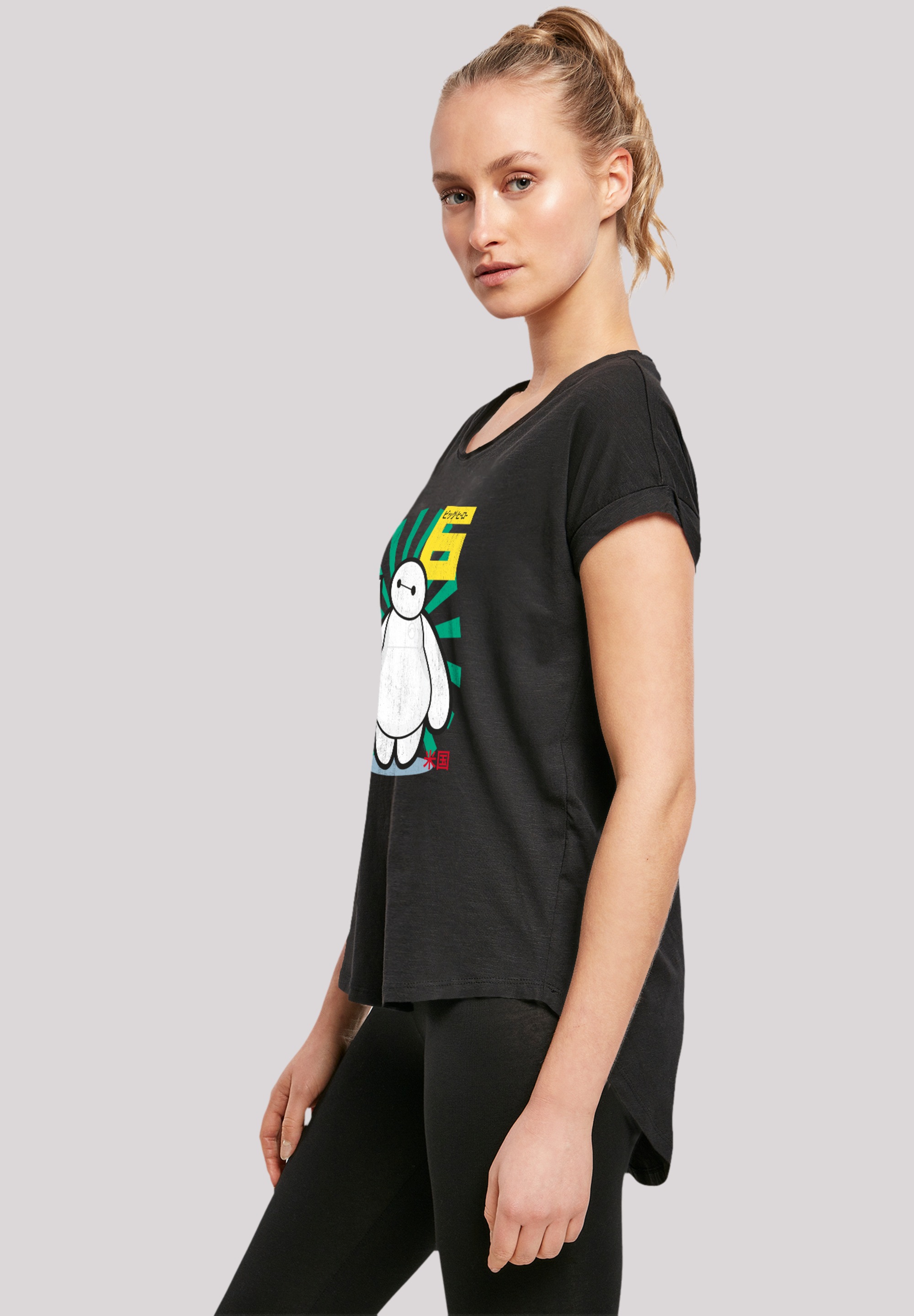 F4NT4STIC T-Shirt »Big Hero 6 Baymax Lollypop«, Premium Qualität