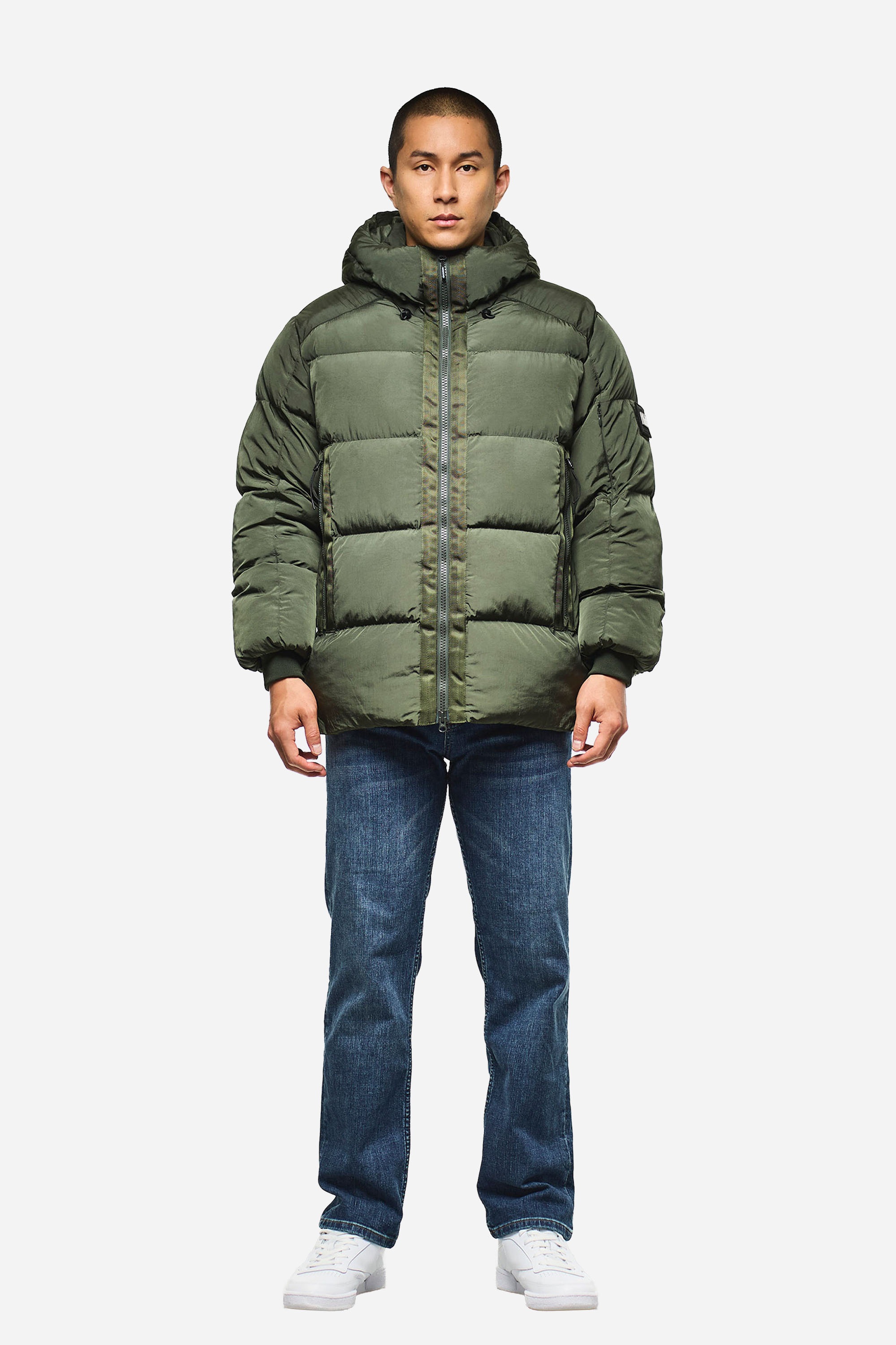 Weekend Offender Winterjacke »AMSTERDAM PRIMALOFT JACKET Herren«, mit Kapuze, Jacke Herren, Winterjacke mit Kapuze, gefütterte Stepjacke, Sale