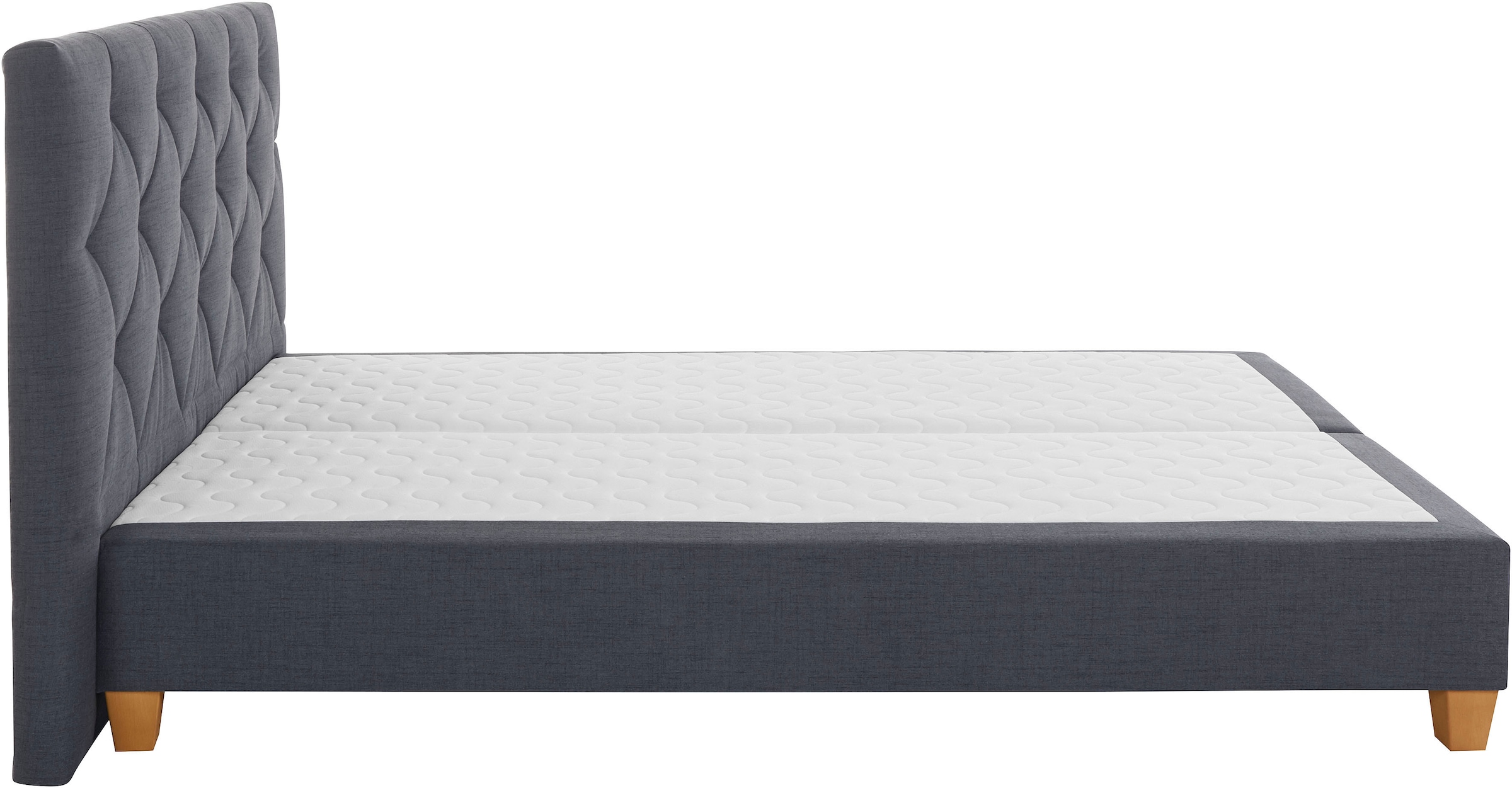 Home affaire Boxspringbett »Harmones« in 3 Breiten, Härtegrad auch im Mix mit je 1 Matratze in H2 und H3