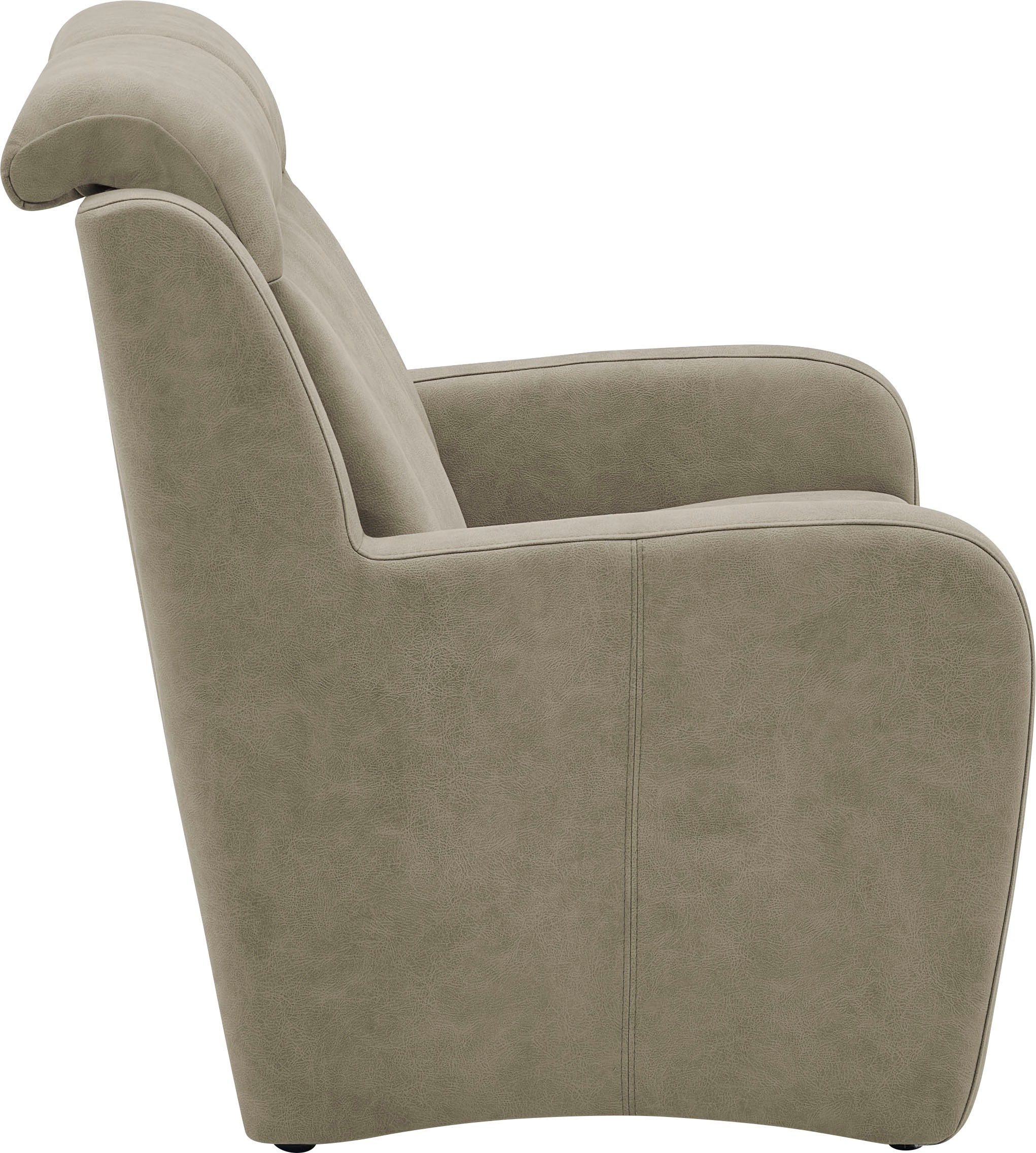 VILLA BECK 3-Sitzer »Varese«, (1 St.), Kopfteilverstellung, wahlweise mit Sitzvorzug, in Sitzhöhe 49 cm