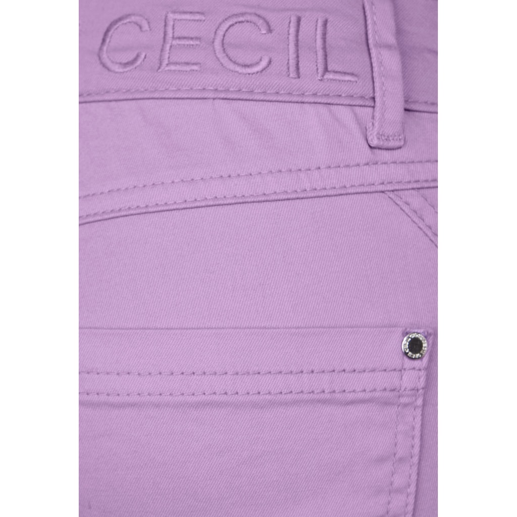 Cecil Gerade Jeans, High Waist