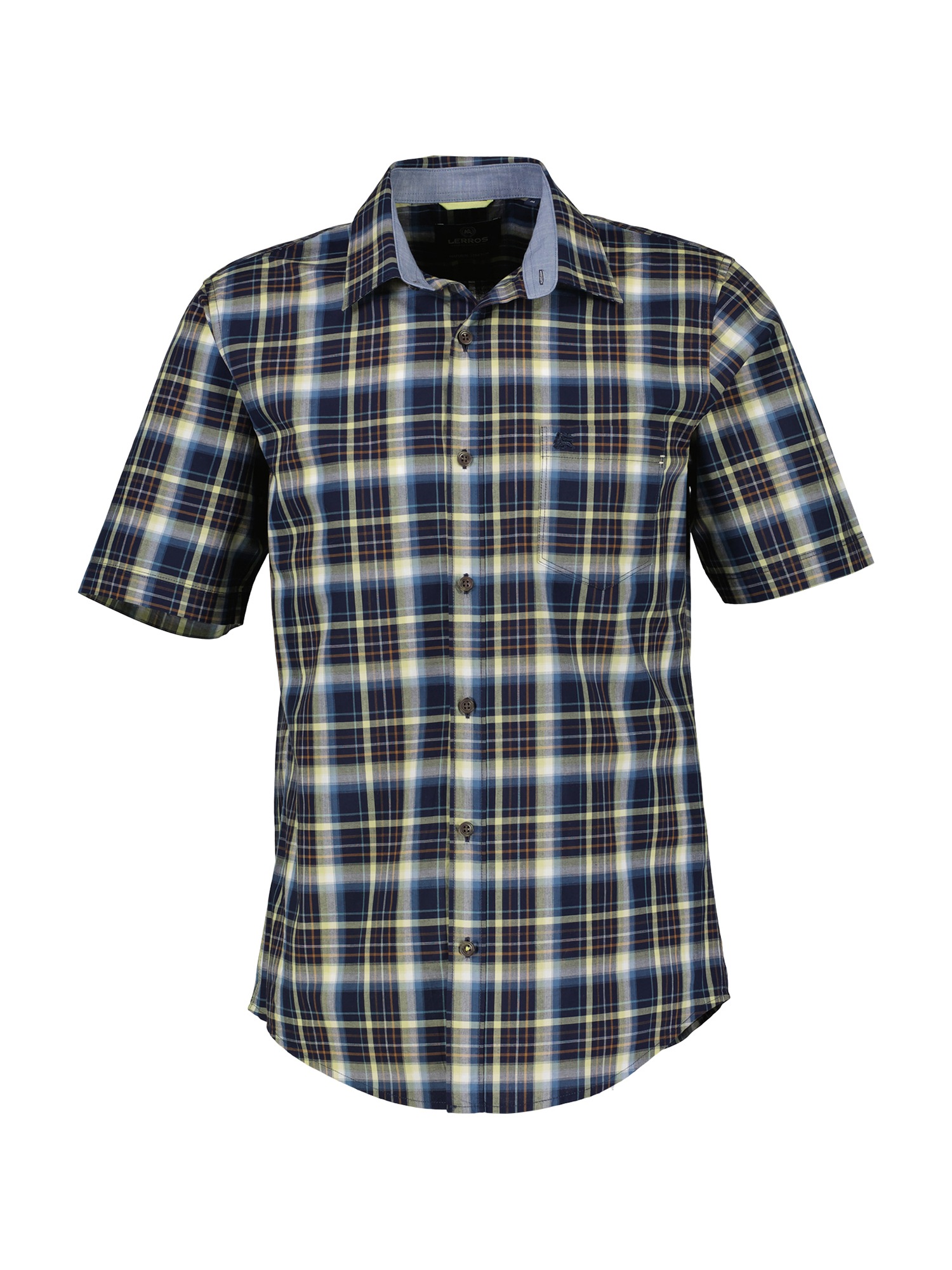 LERROS Kurzarmhemd »LERROS Halbarmhemd *Poplin Check*«