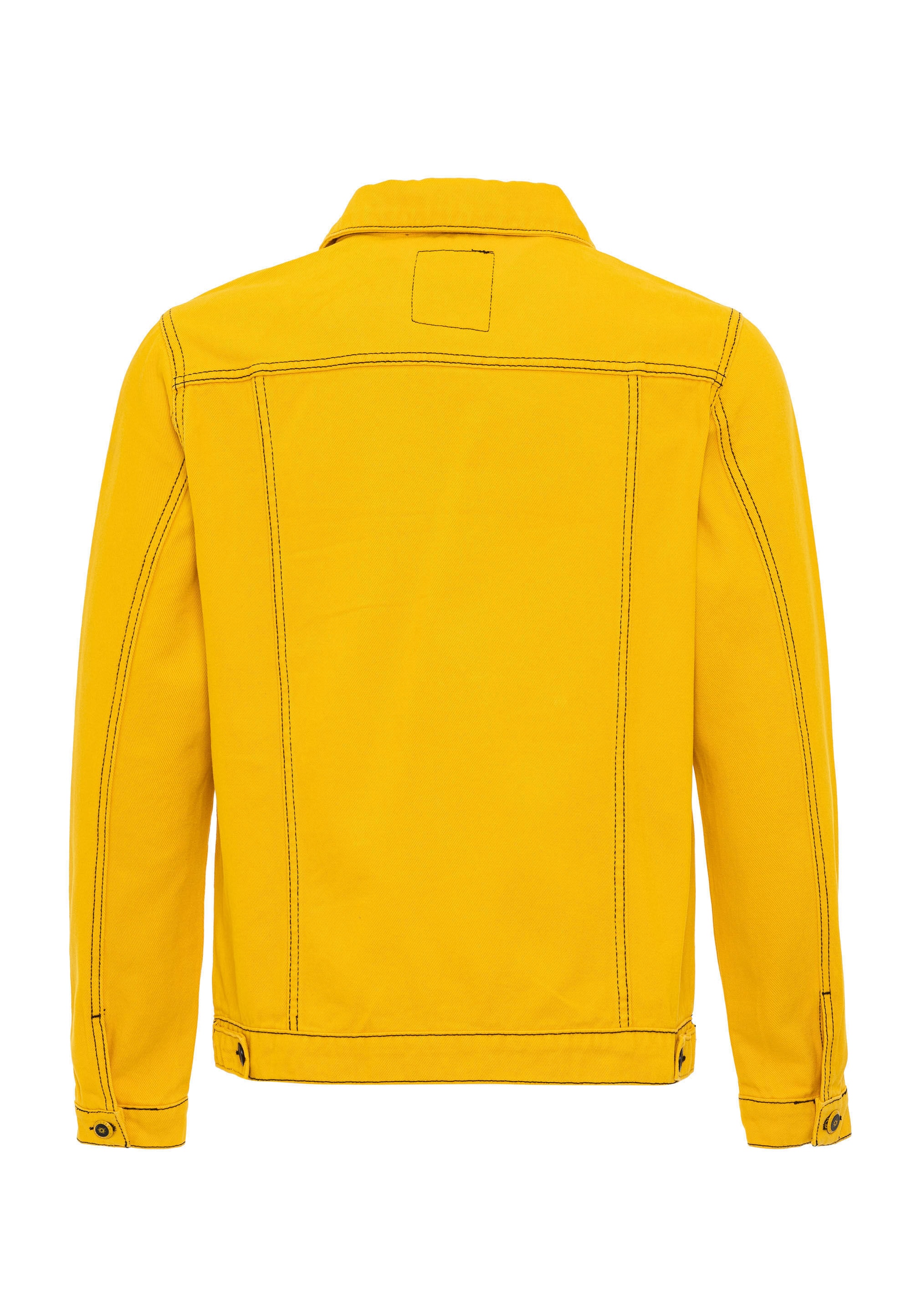 Cipo & Baxx Jeansjacke »CJ289« ohne Kapuze mit Knopfleiste