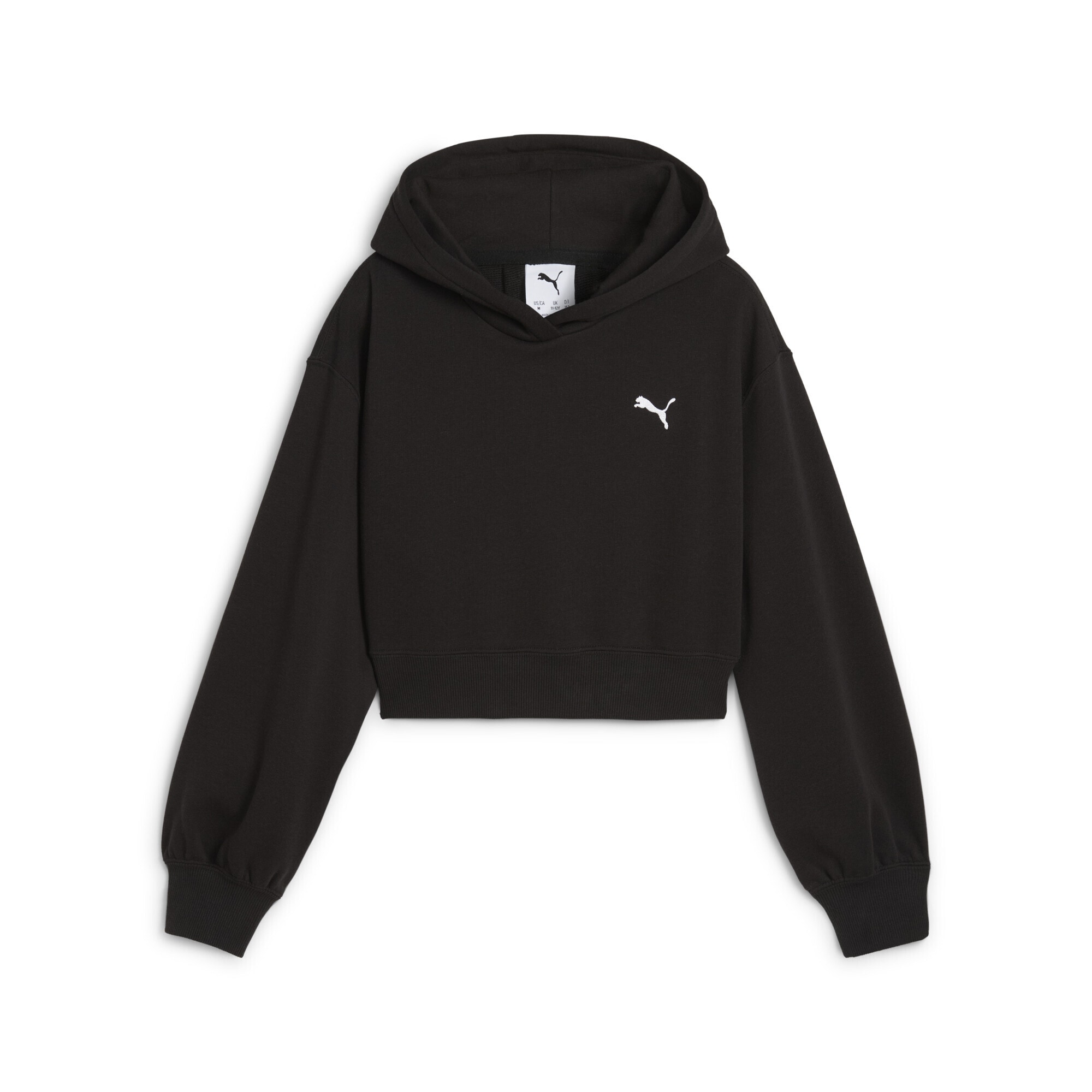 PUMA Hoodie "WARDROBE ESS Kurzer Hoodie Mädchen"