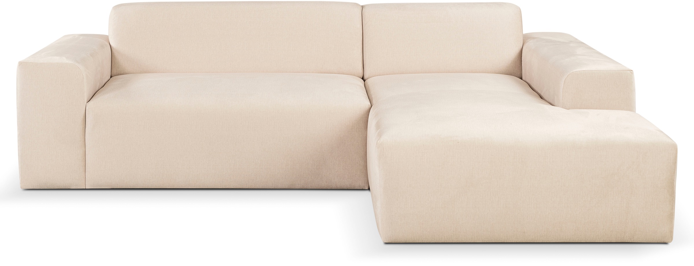 OTTO home Ecksofa "Zeus-L modern & zeitlos, Breite 253 cm, bequemes Sofa" C günstig online kaufen