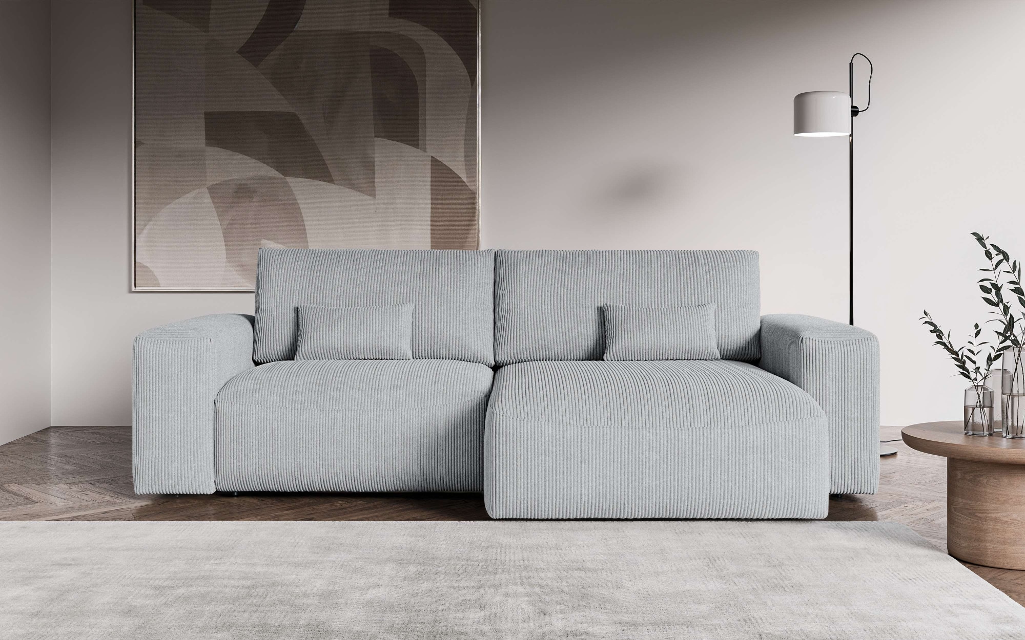 OTTO home Ecksofa "MATTS Schlafsofa mit Bettkasten, Maße B/T/H: 265/159/89 günstig online kaufen