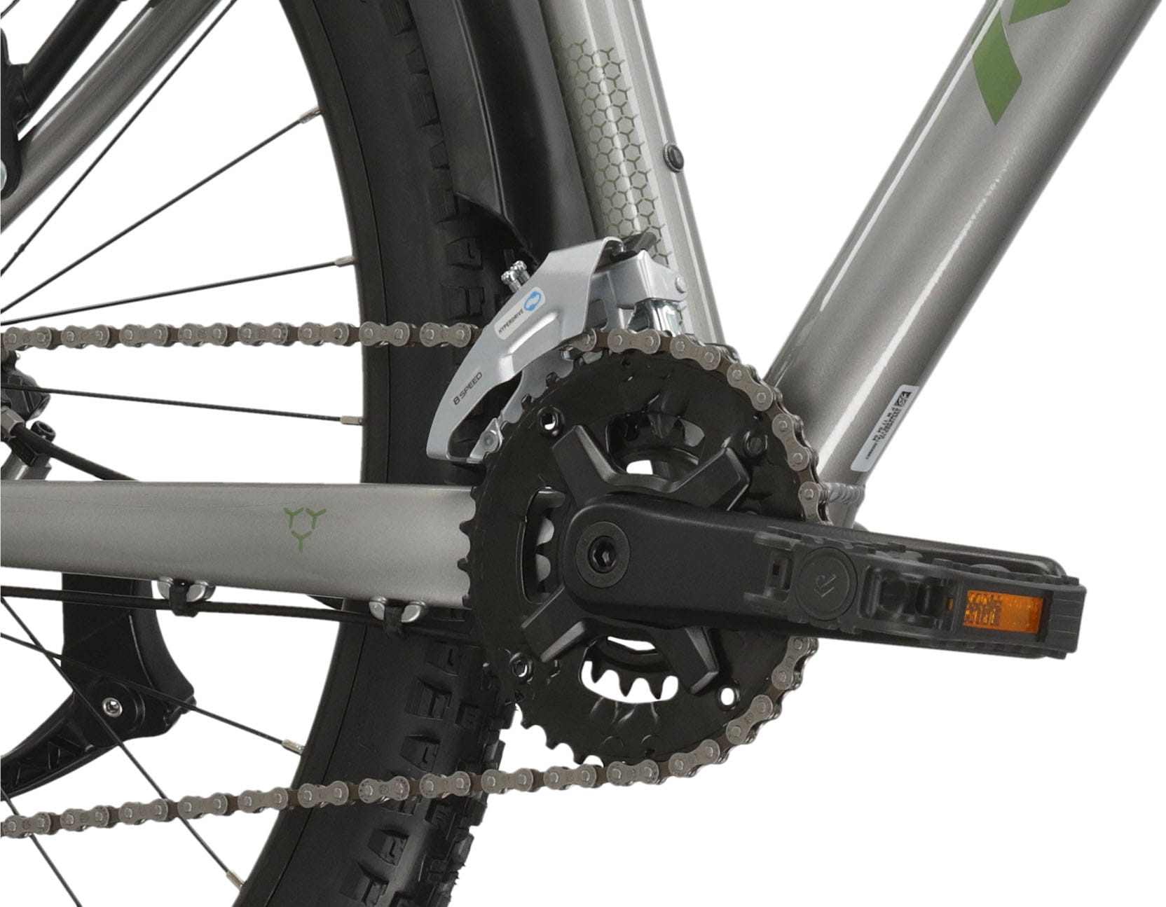 Kross Mountainbike »KROSS MTB Hardtail Hexagon 4.0 27,5" silber«, 16 Gang, Shimano, ACERA M3020 Schaltwerk, Kettenschaltung