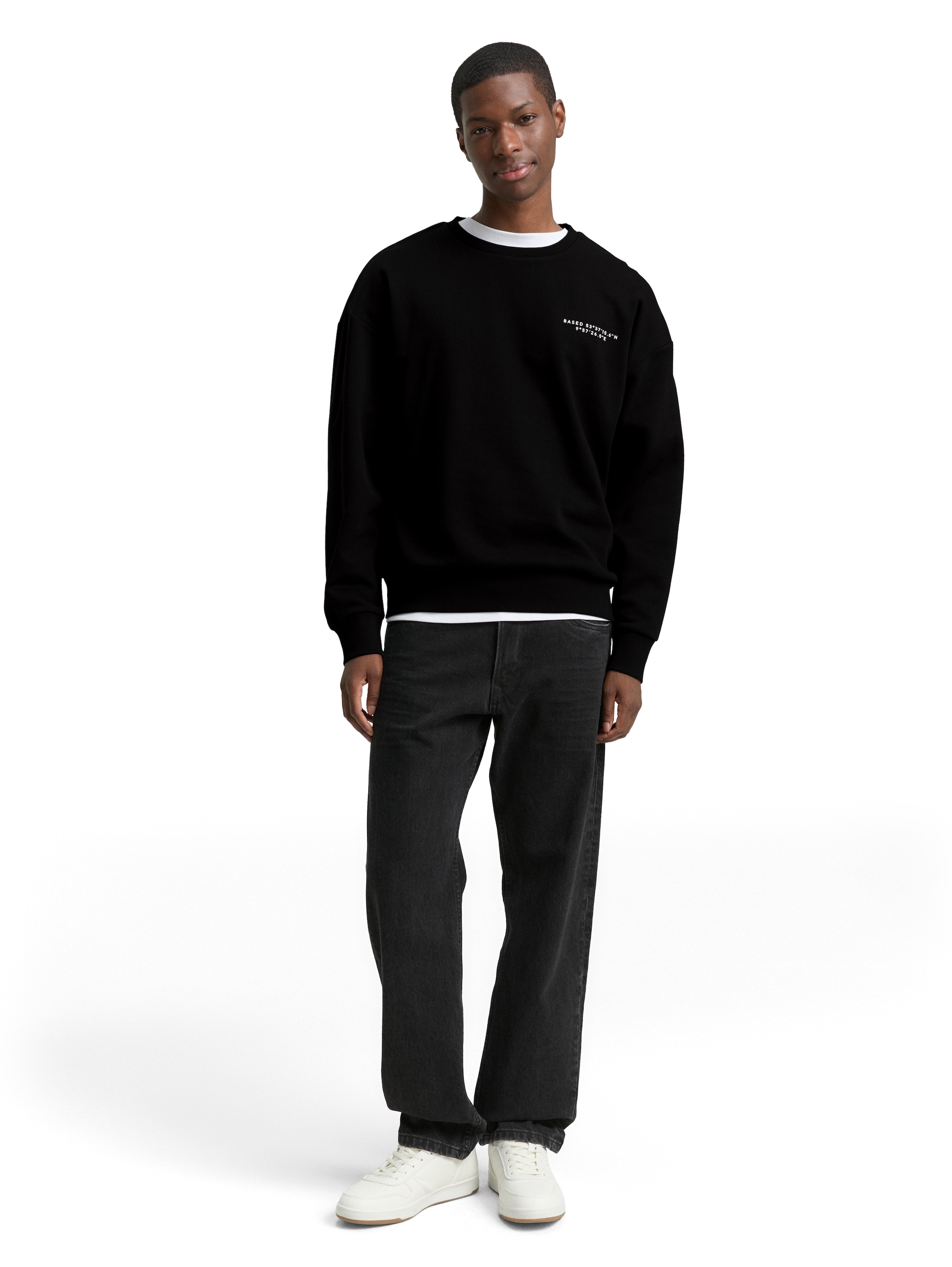 TOM TAILOR Denim Sweatshirt , mit Schriftzügen
