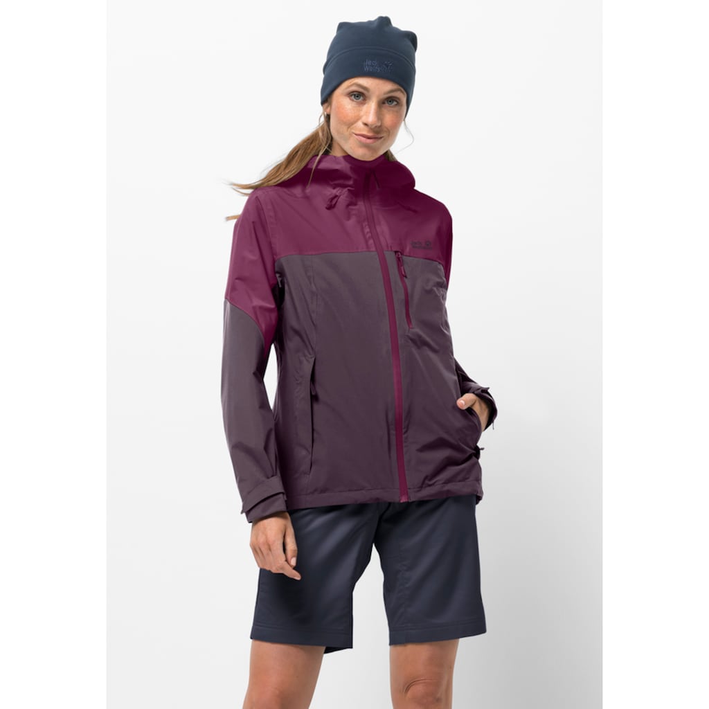 Jack Wolfskin Funktionsjacke »GO HIKE JACKET W«, mit Kapuze