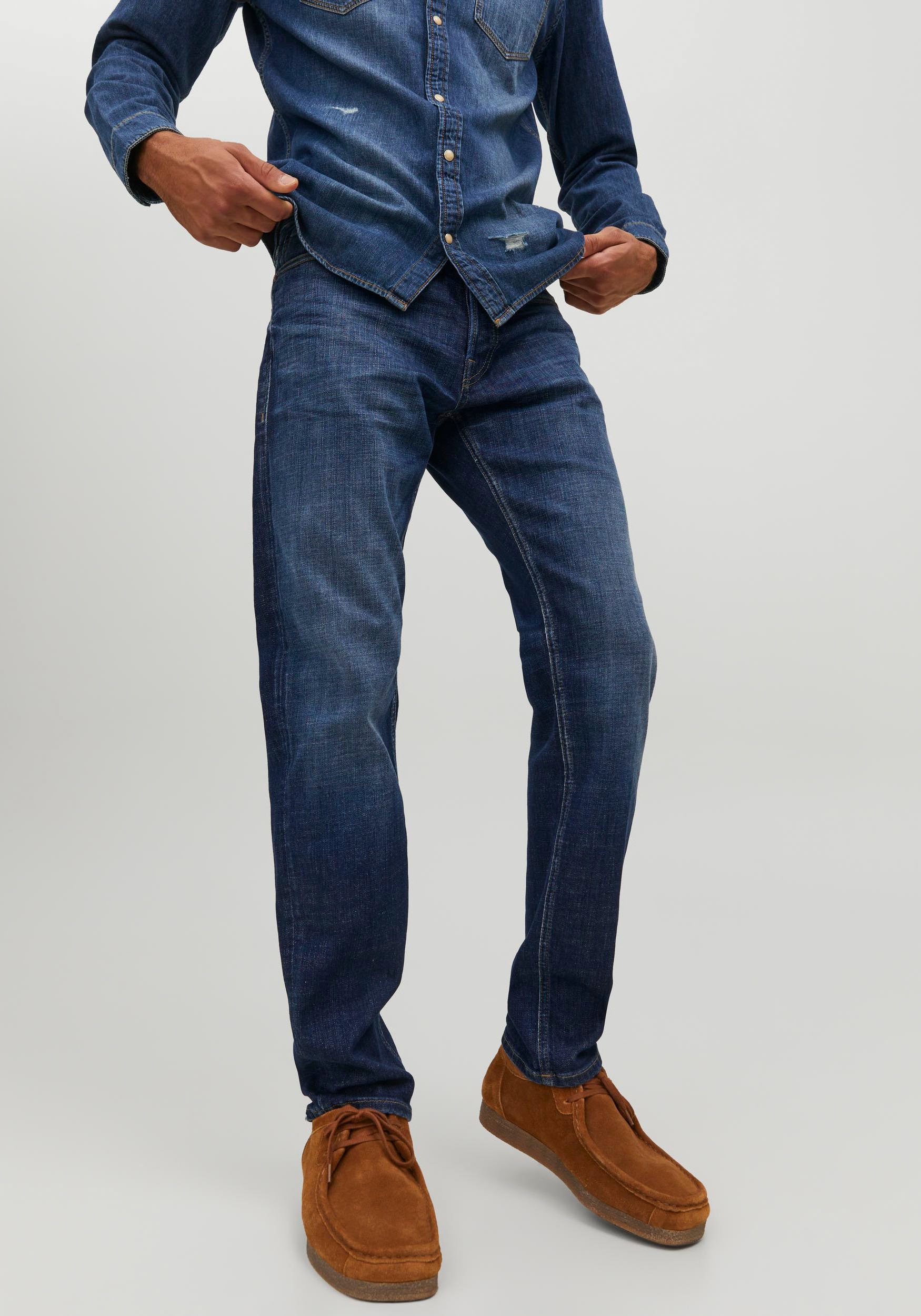 Jack & Jones Tapered-fit-Jeans "JJIMIKE JJORIGINAL CJ SN" günstig online kaufen