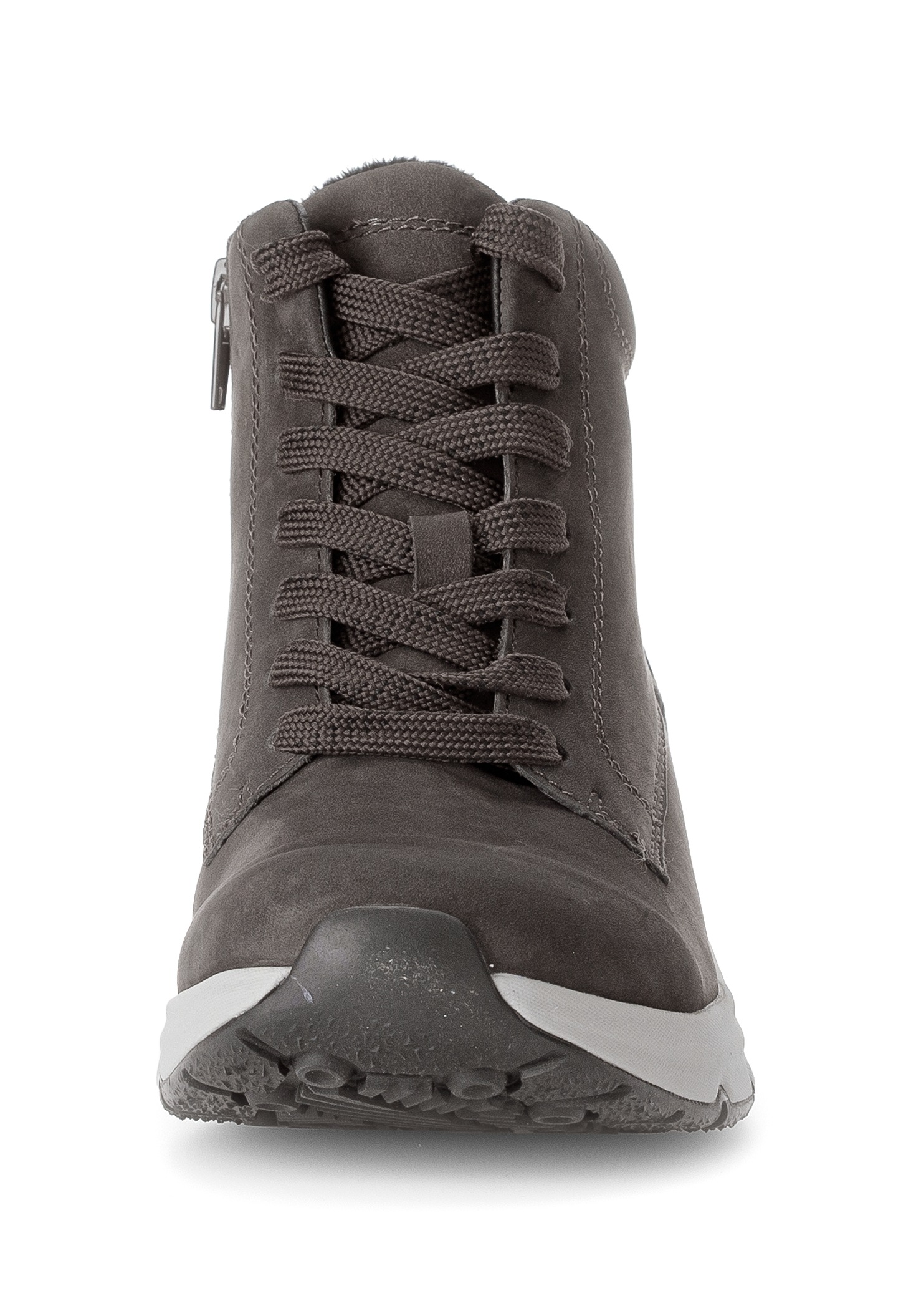 Gabor Rollingsoft Schnürboots, Keilabsatz, Freitzeitschuh, High-Top-Sneaker, Label an der Ferse