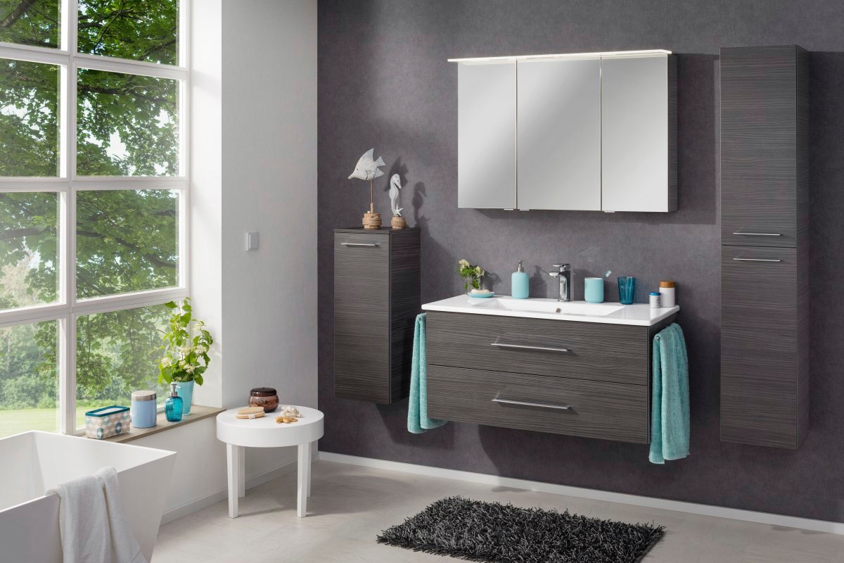 FACKELMANN Midischrank »B.perfekt«, Badmöbel Badmöbel Breite 30,5 cm